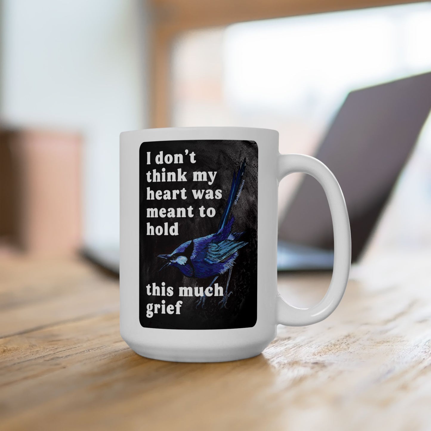 I don't think my heart was meant to hold this much grief: feminist mug