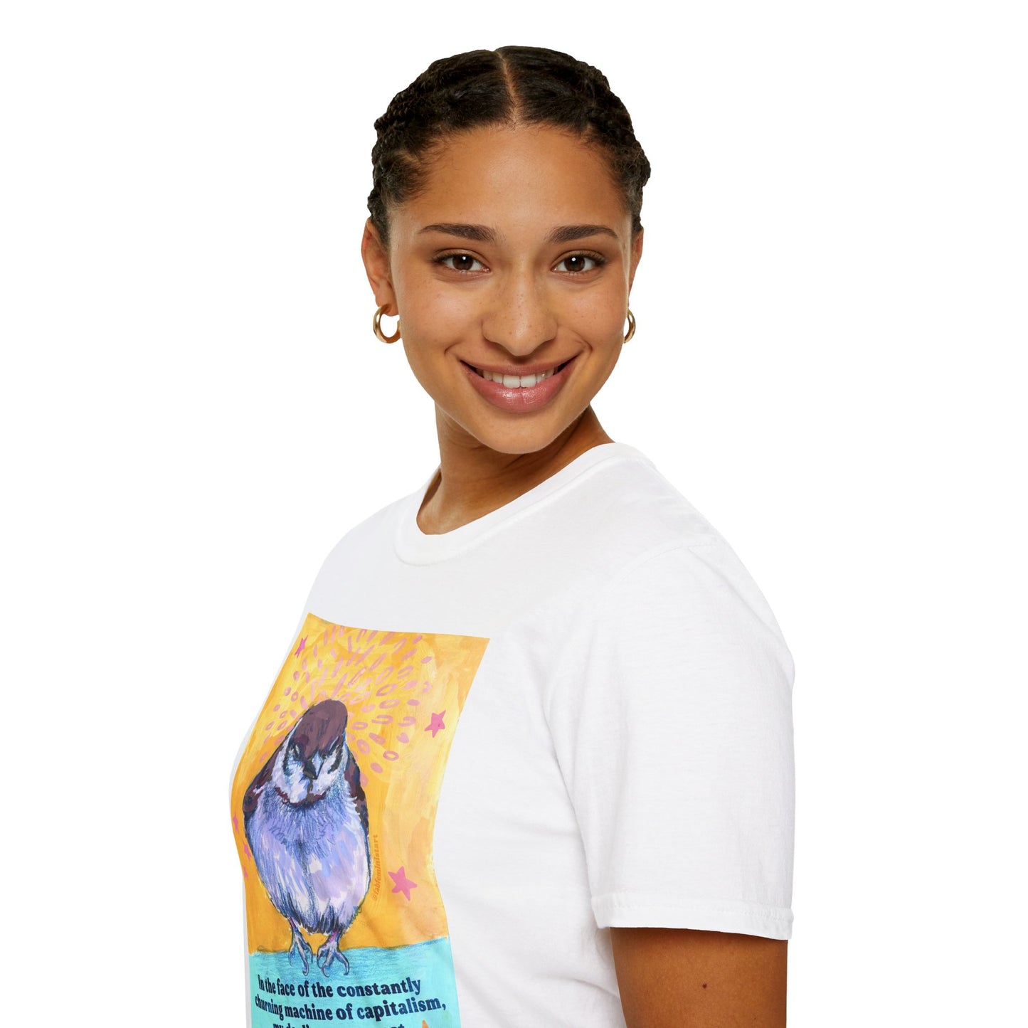 In the face of the constantly churning machine of capitalism, my darling, your rest is resistance: feminist shirt