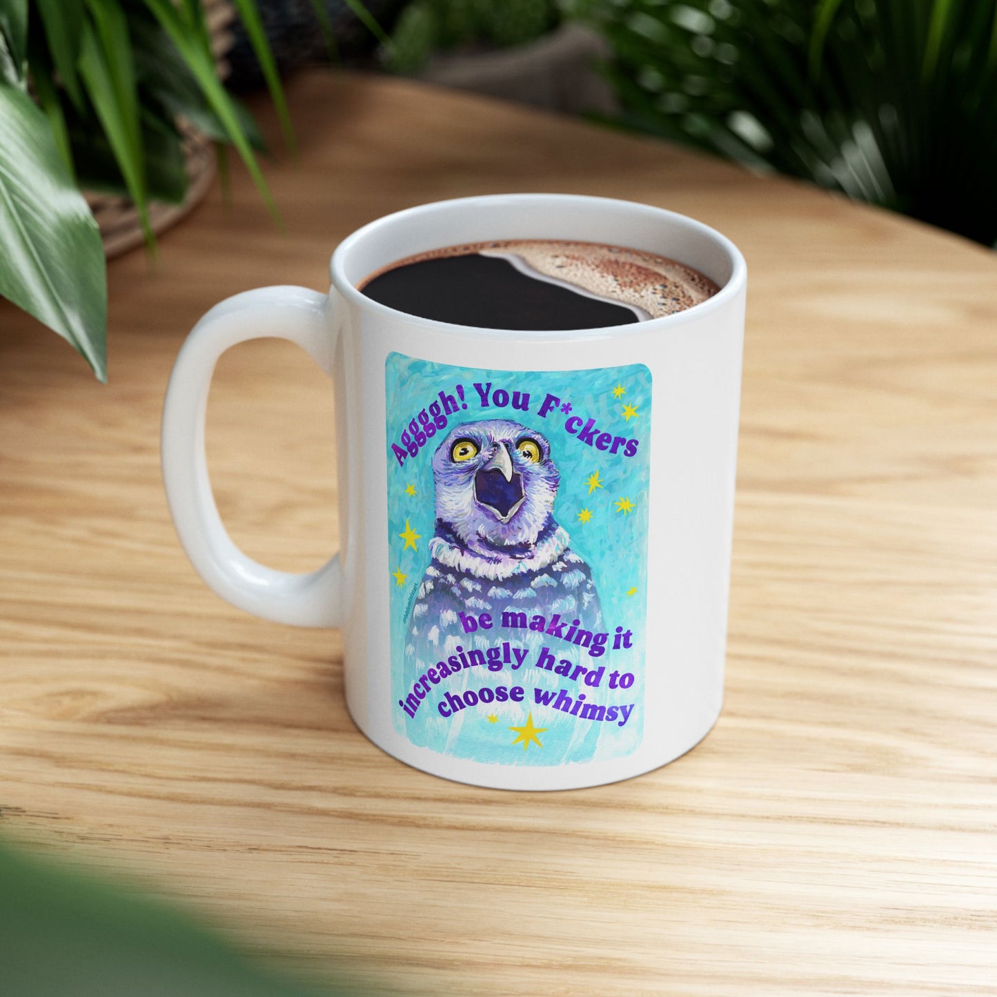 Aggggh! You F*ckers be making it increasingly hard to choose whimsy: feminist mug