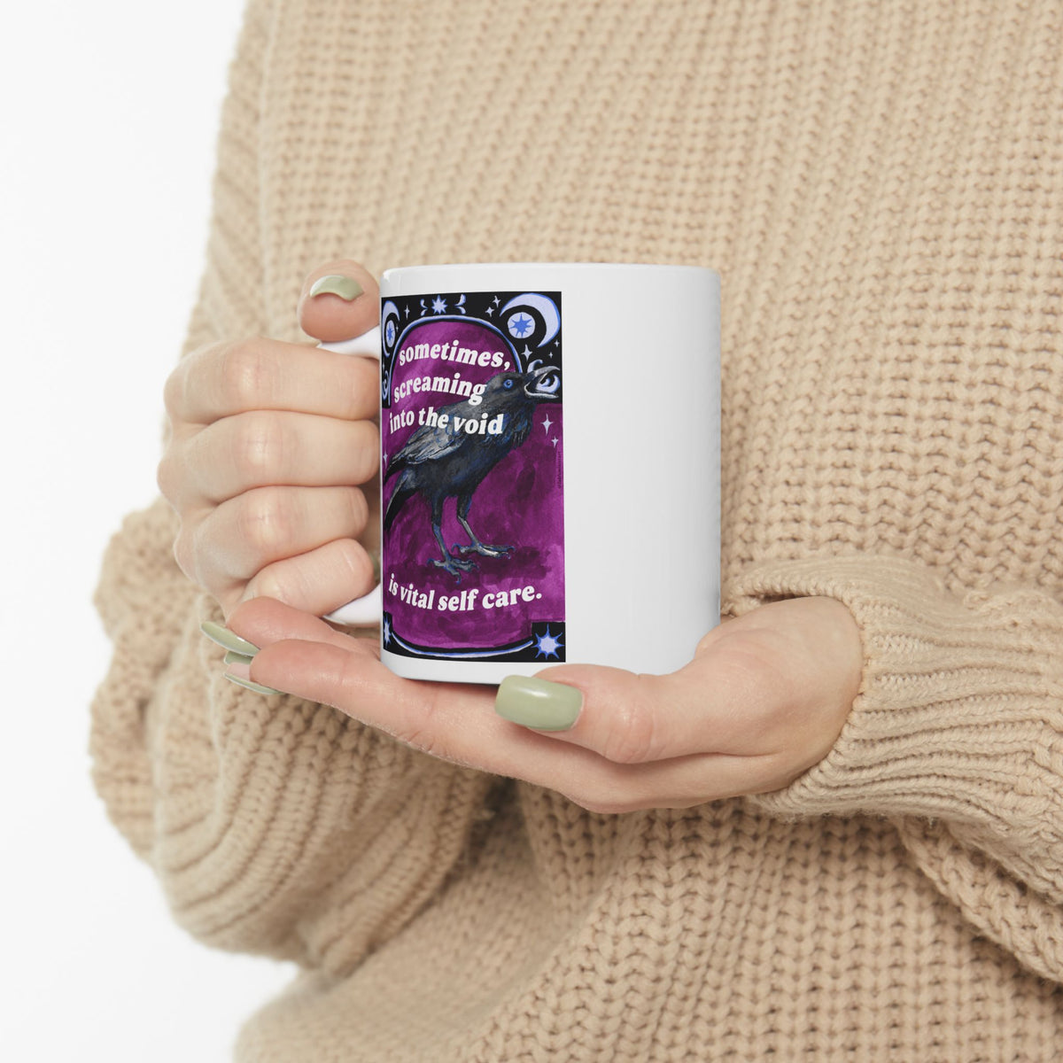 Sometimes Screaming Into The Void Is Vital Self Care: Feminist Mug