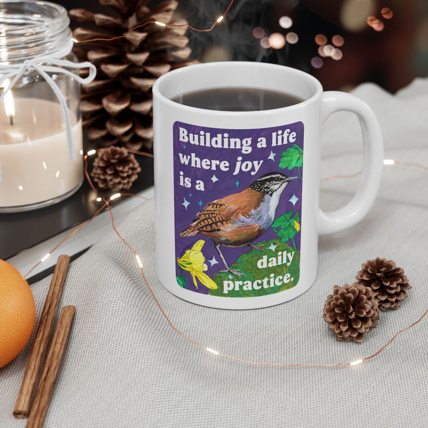 Building a life where joy is a daily practice: feminist mug