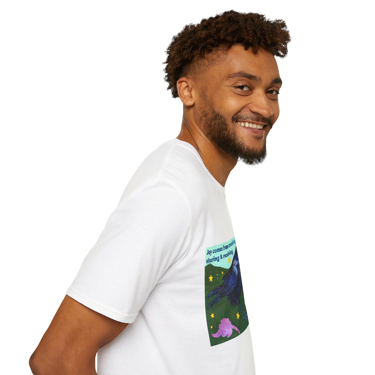 Joy comes from creating, sharing & receiving: feminist shirt