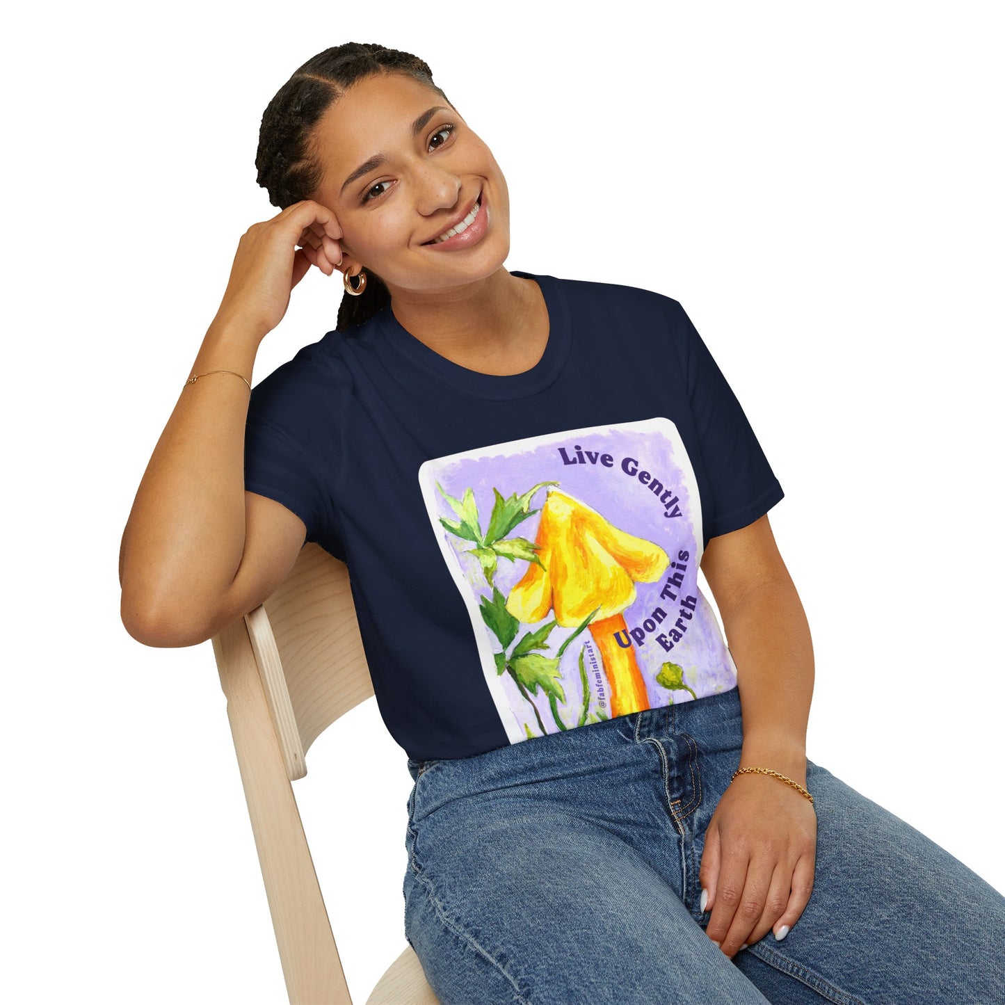 Live Gently Upon This Earth: Feminist Shirt