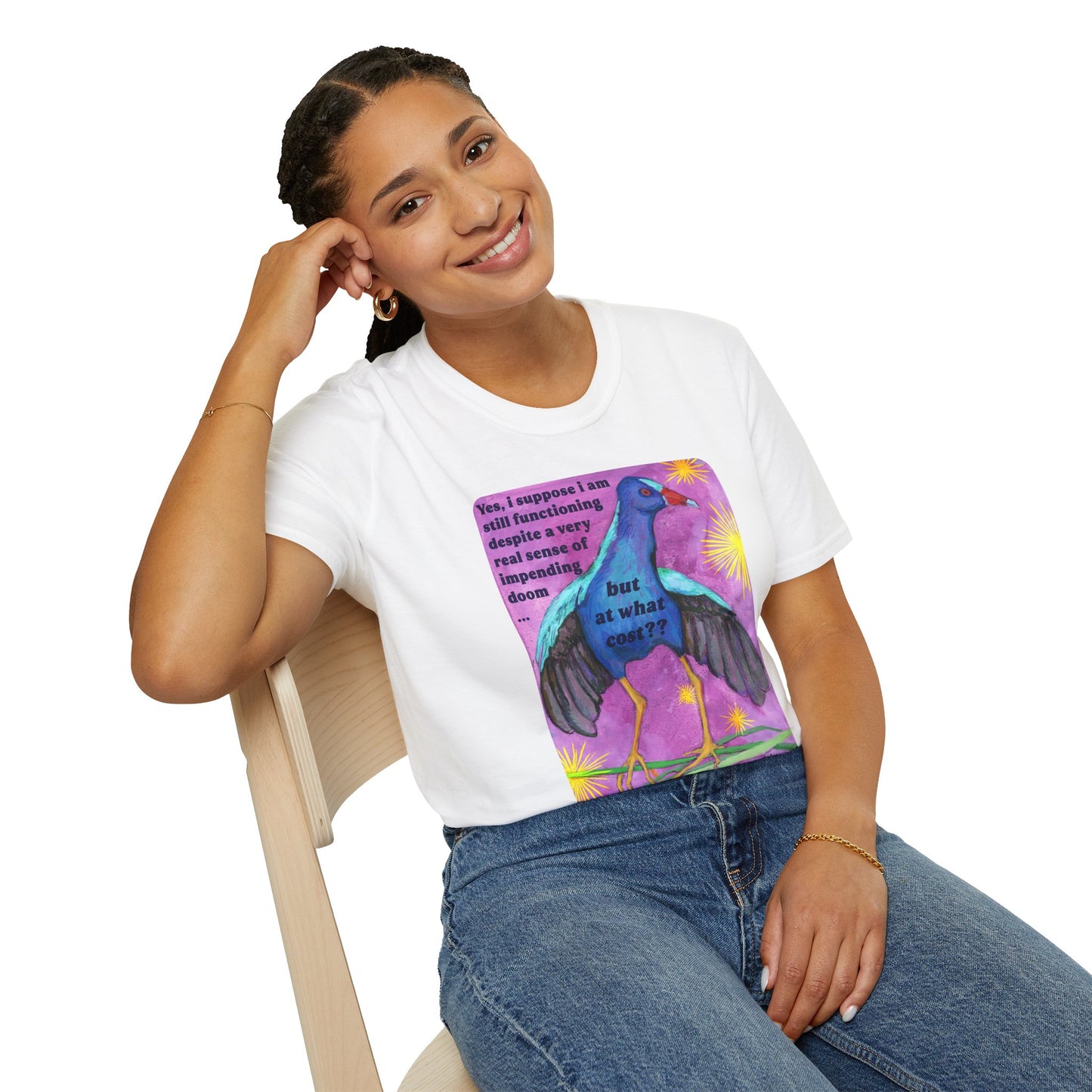 Yes i suppose i am still functioning despite a very real sense of impending doom... but at what cost: feminist shirt