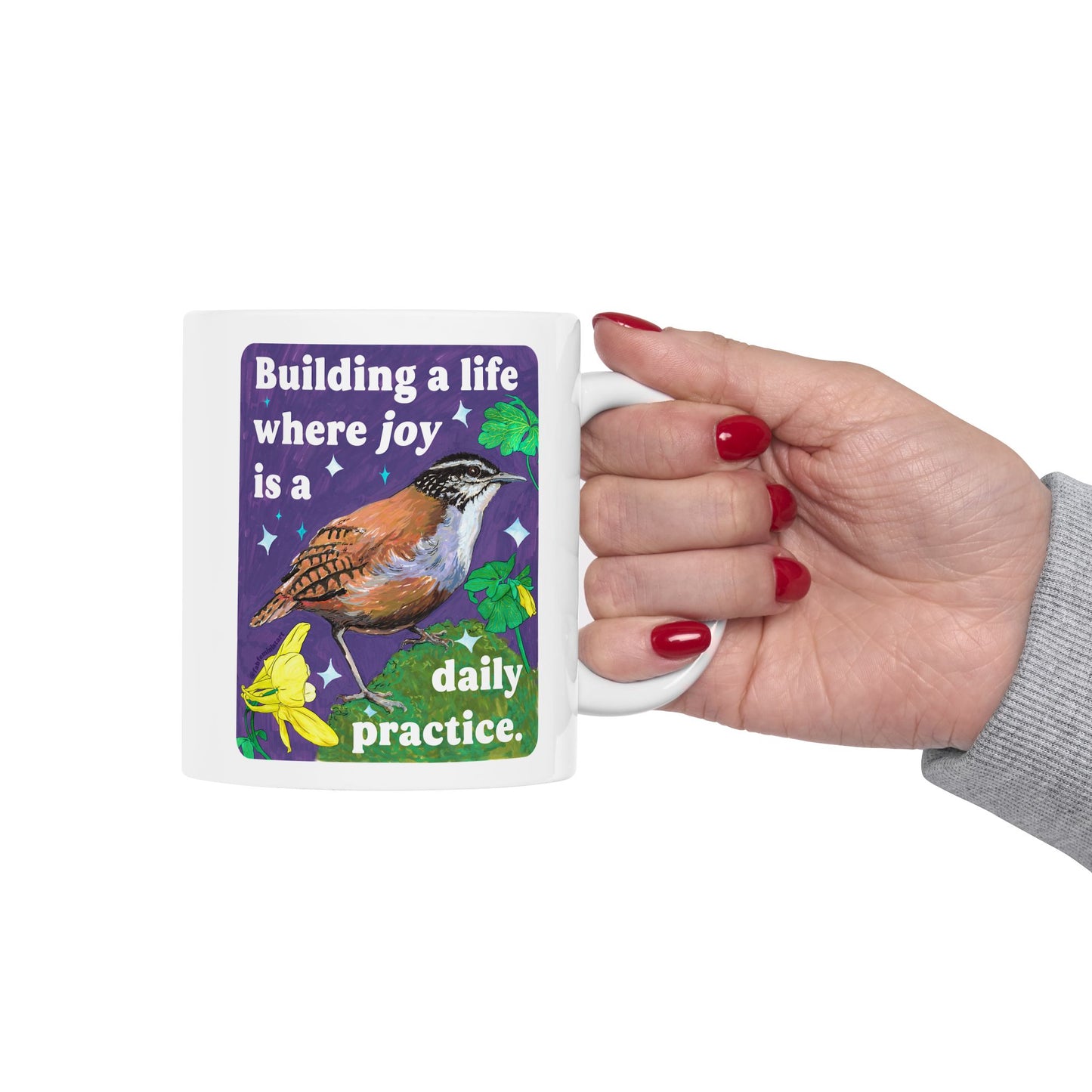 Building a life where joy is a daily practice: feminist mug