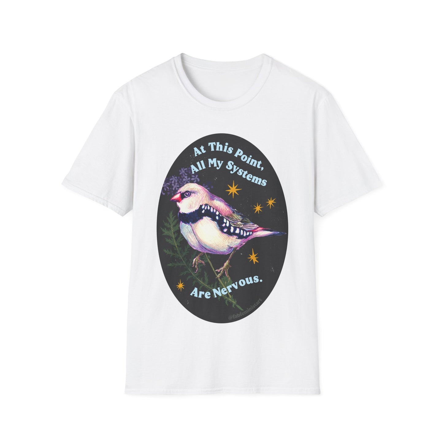 At this point all my systems are nervous: mental health shirt