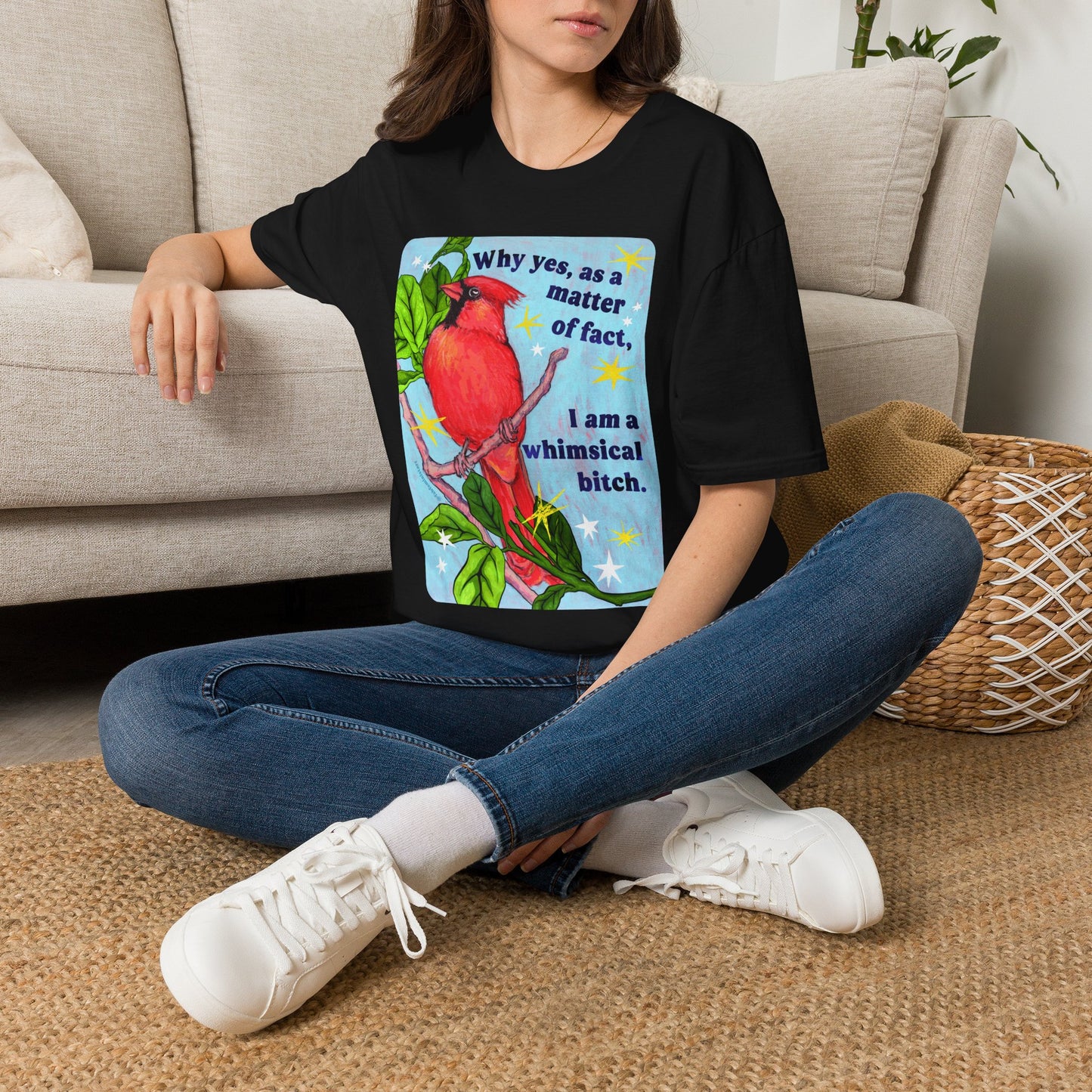 Why yes, as a matter of fact, I am a whimsical bitch: feminist shirt