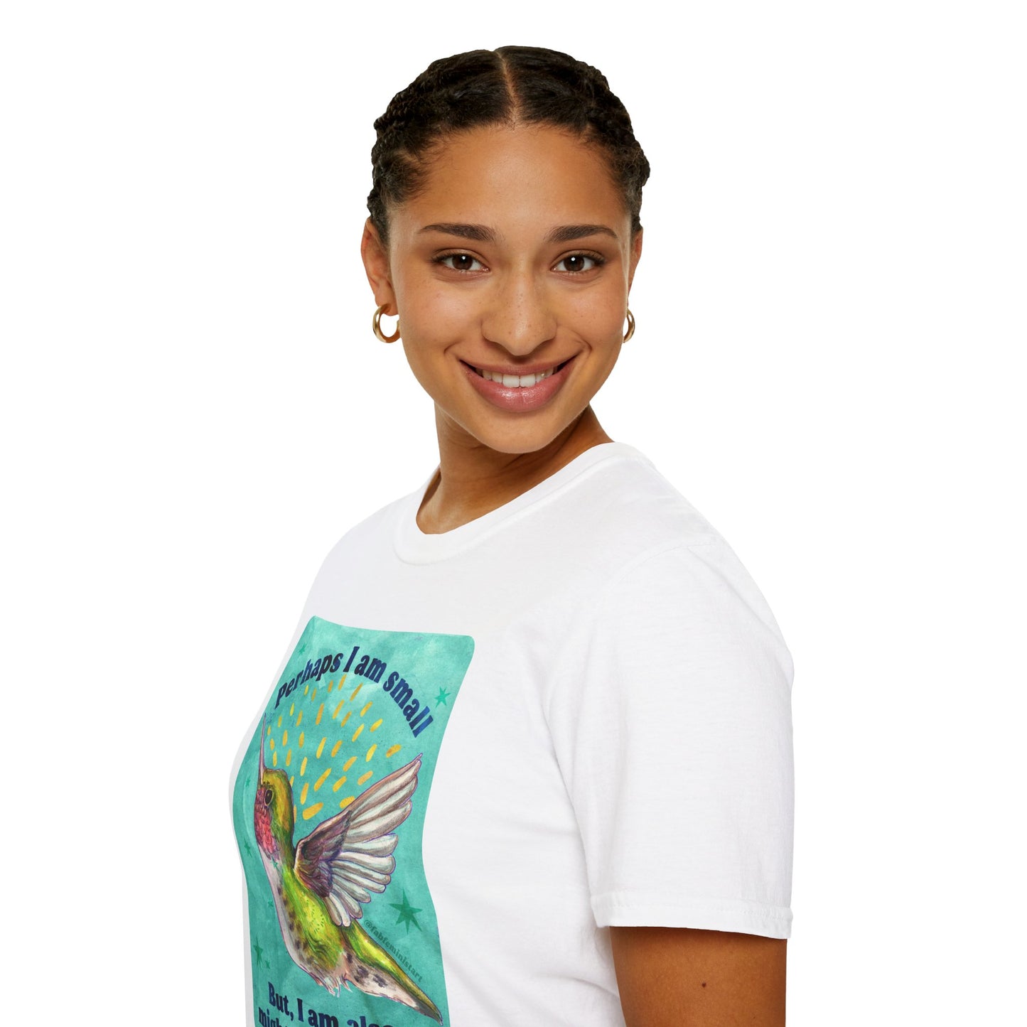 Perhaps I am small, But I am also mighty & resilient: feminist shirt