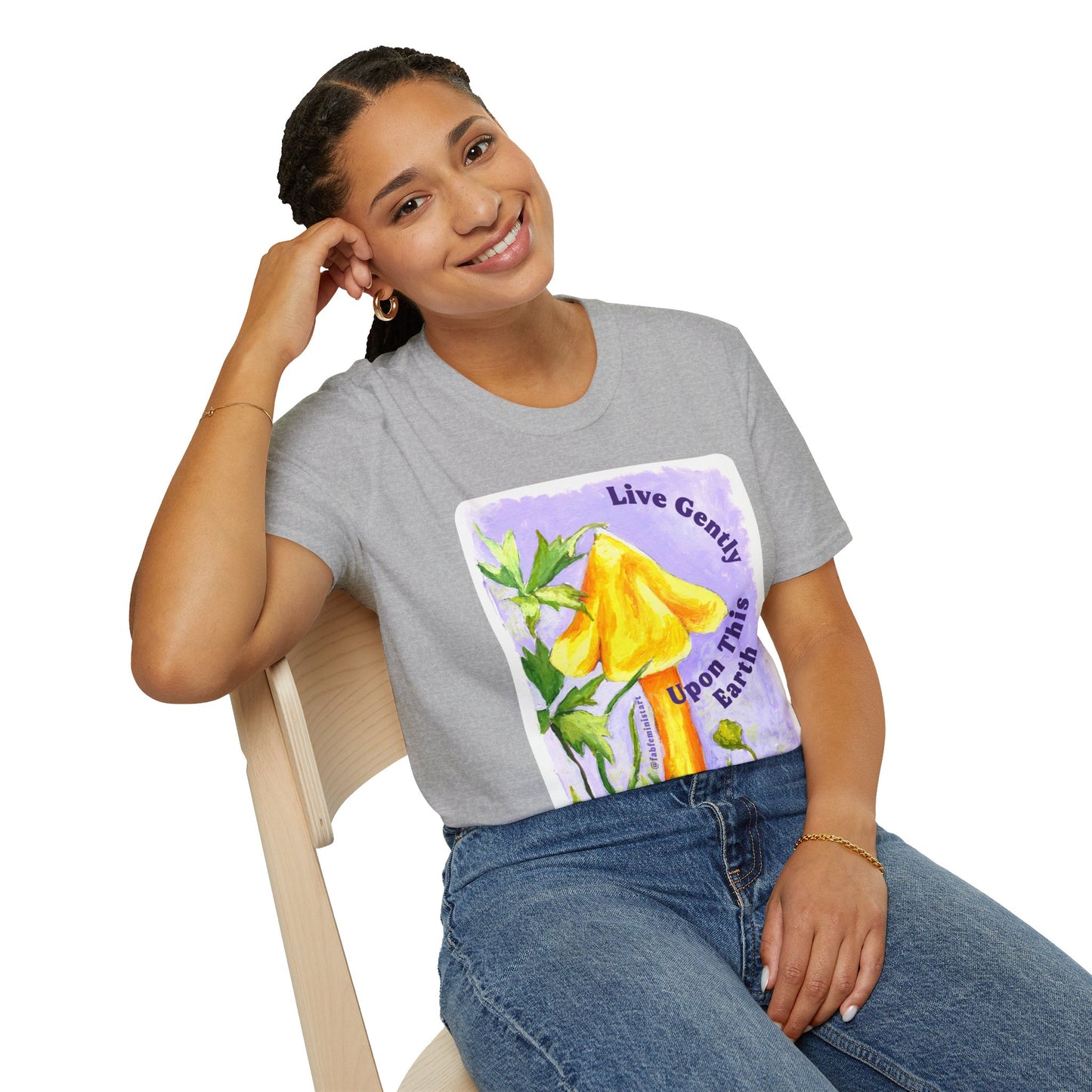 Live Gently Upon This Earth: Feminist Shirt