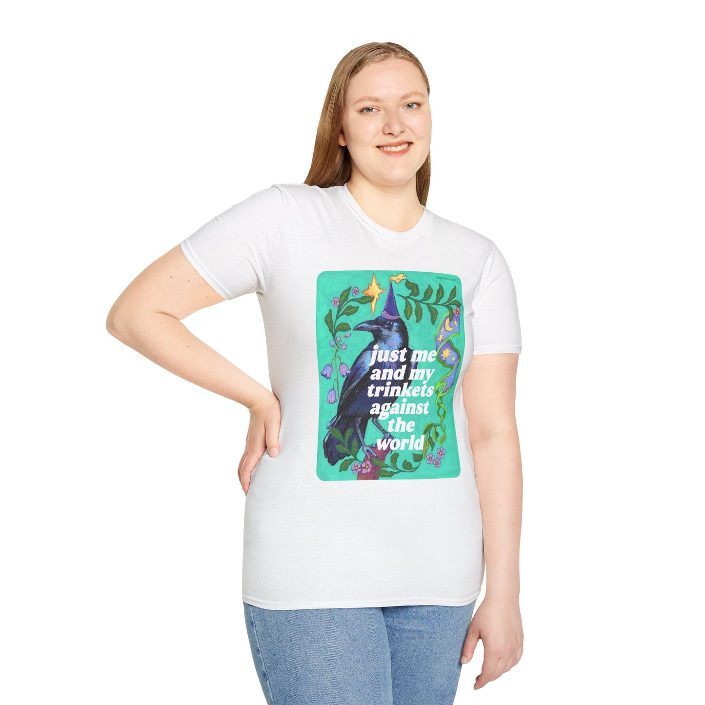 Just Me and My Trinkets Against the World: feminist shirt
