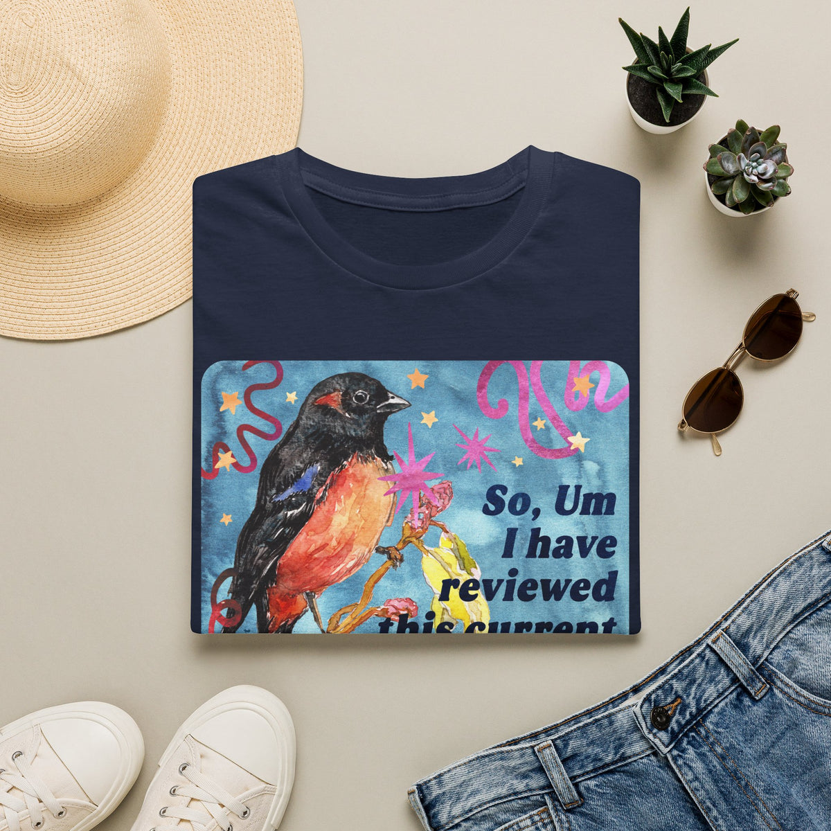 So Um I have reviewed this current timeline & would like to speak to management: feminist shirt