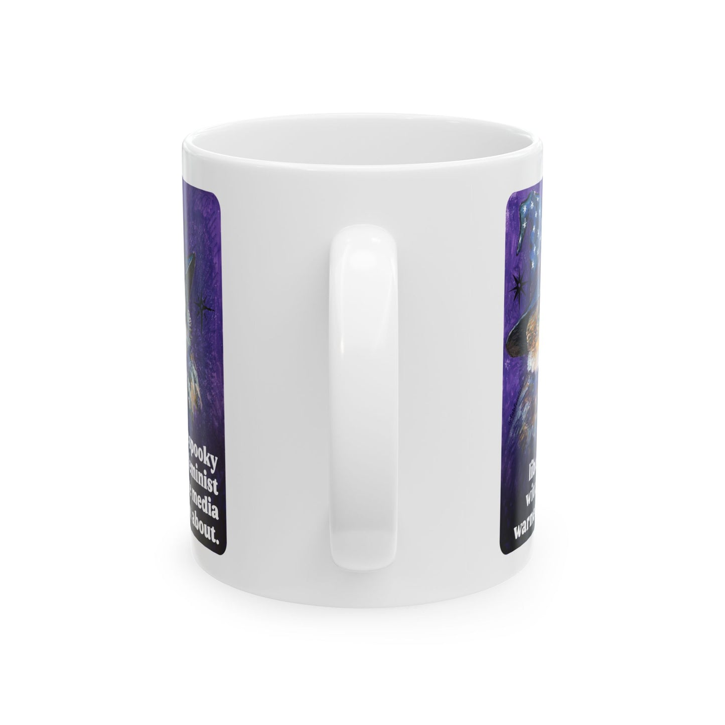 The spooky liberal feminist witch the media warned you about: feminist mug