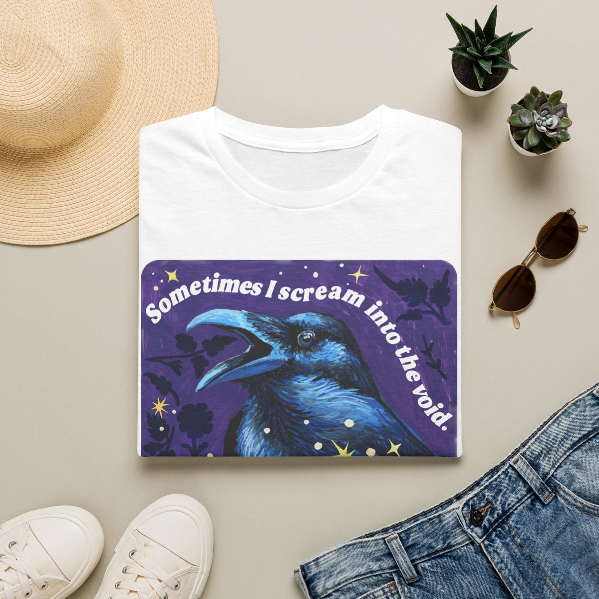 Sometimes I Scream Into the Void Sometimes The Void Screams Back: feminist shirt