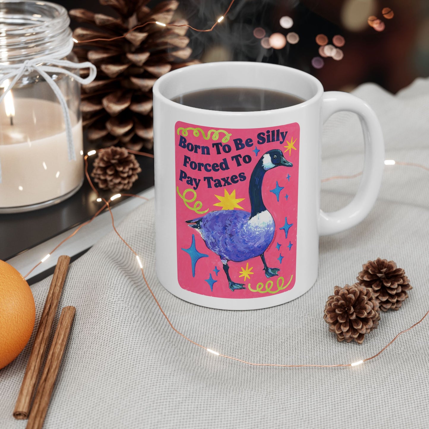 Born To Be Silly Forced To Pay Taxes: Feminist Mug