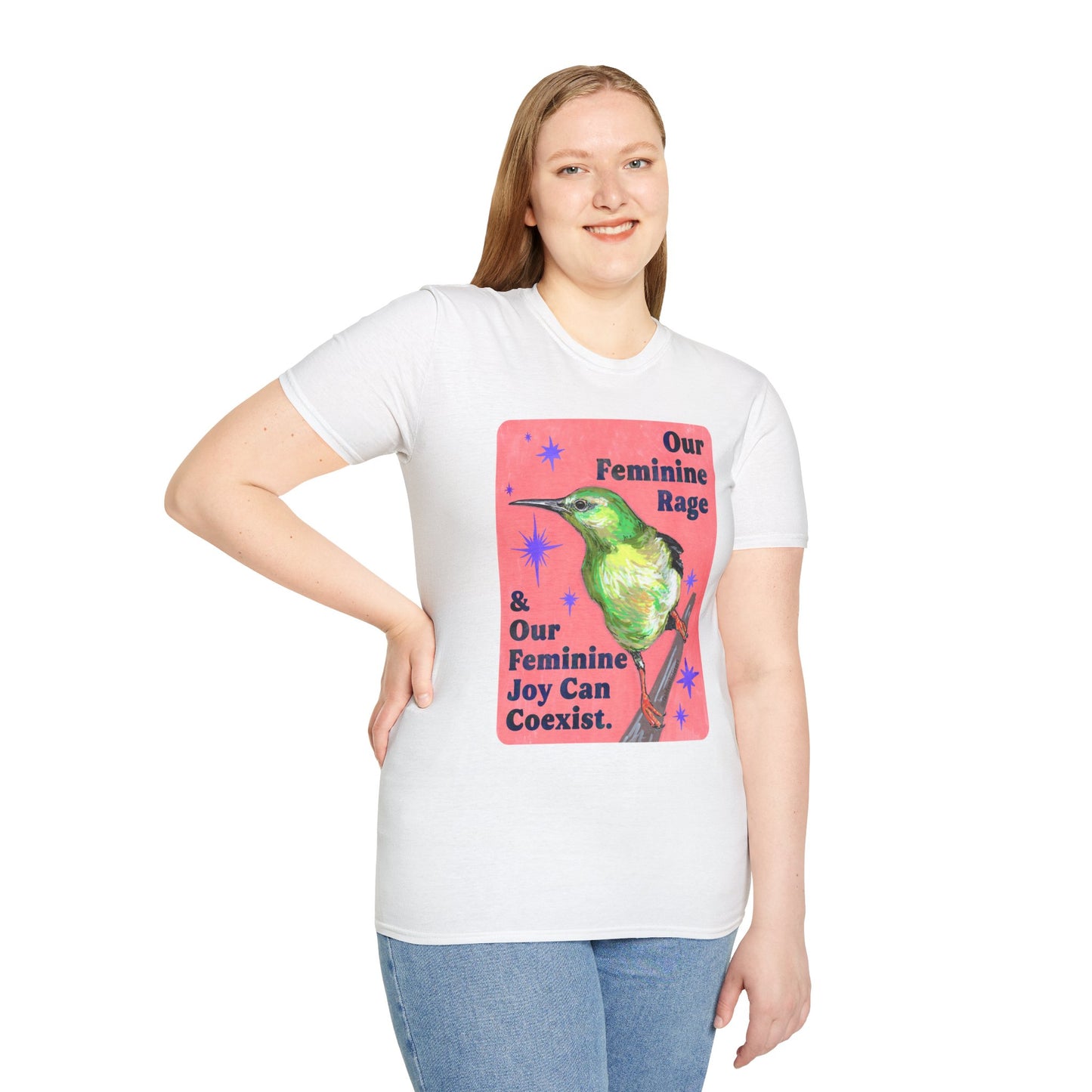Our Feminine Rage & Our Feminine Joy Can Coexist: feminist shirt