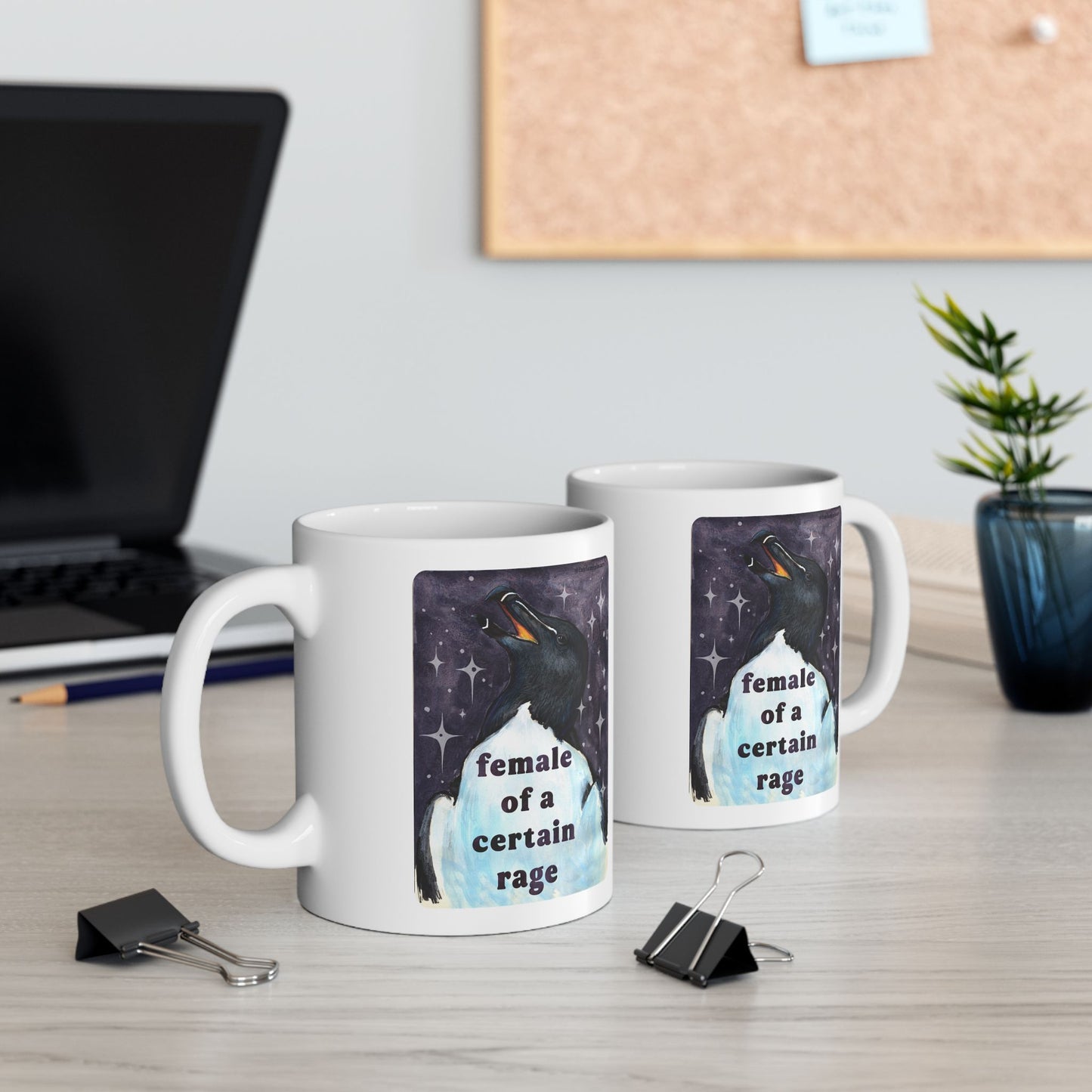 female of a certain rage: feminist mug