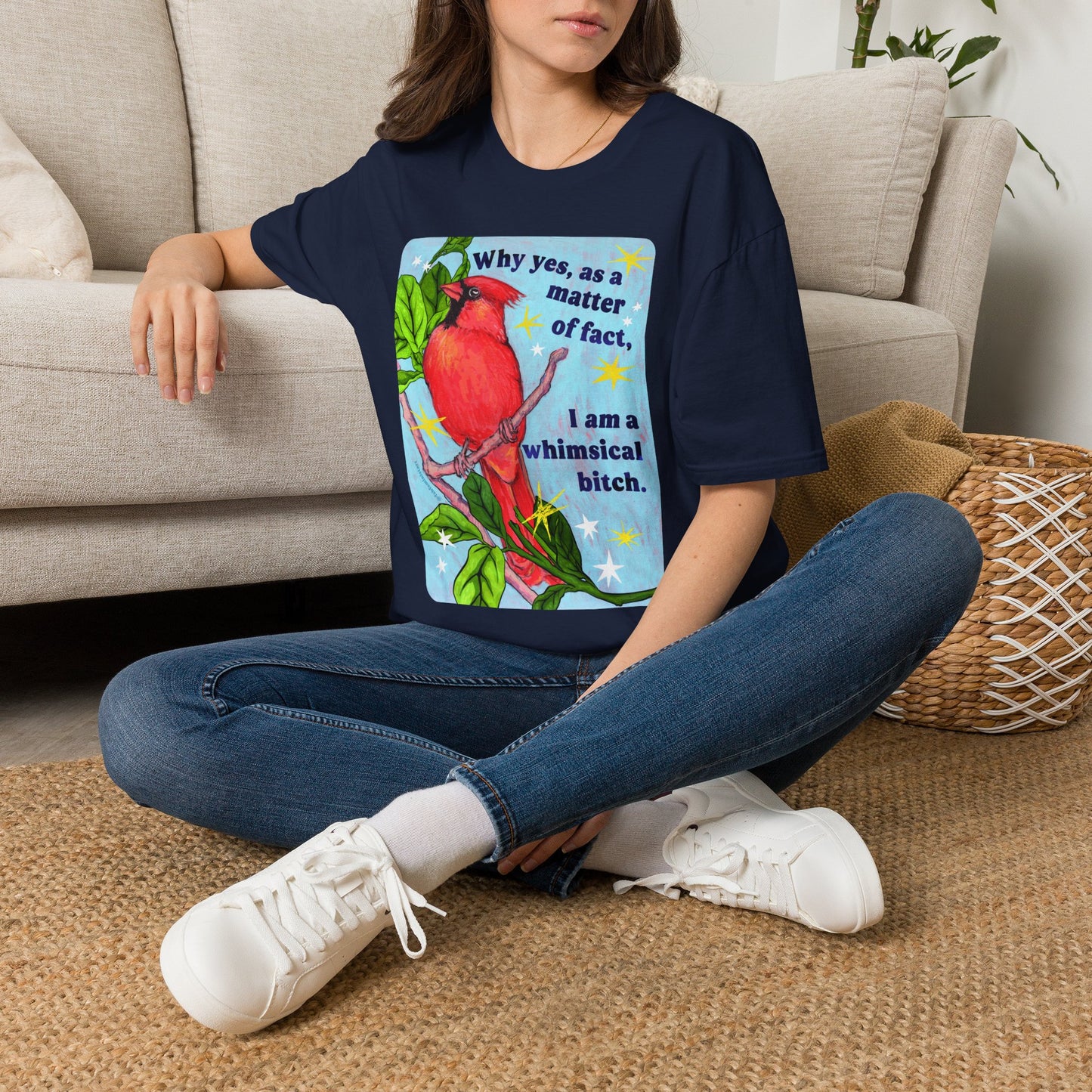 Why yes, as a matter of fact, I am a whimsical bitch: feminist shirt