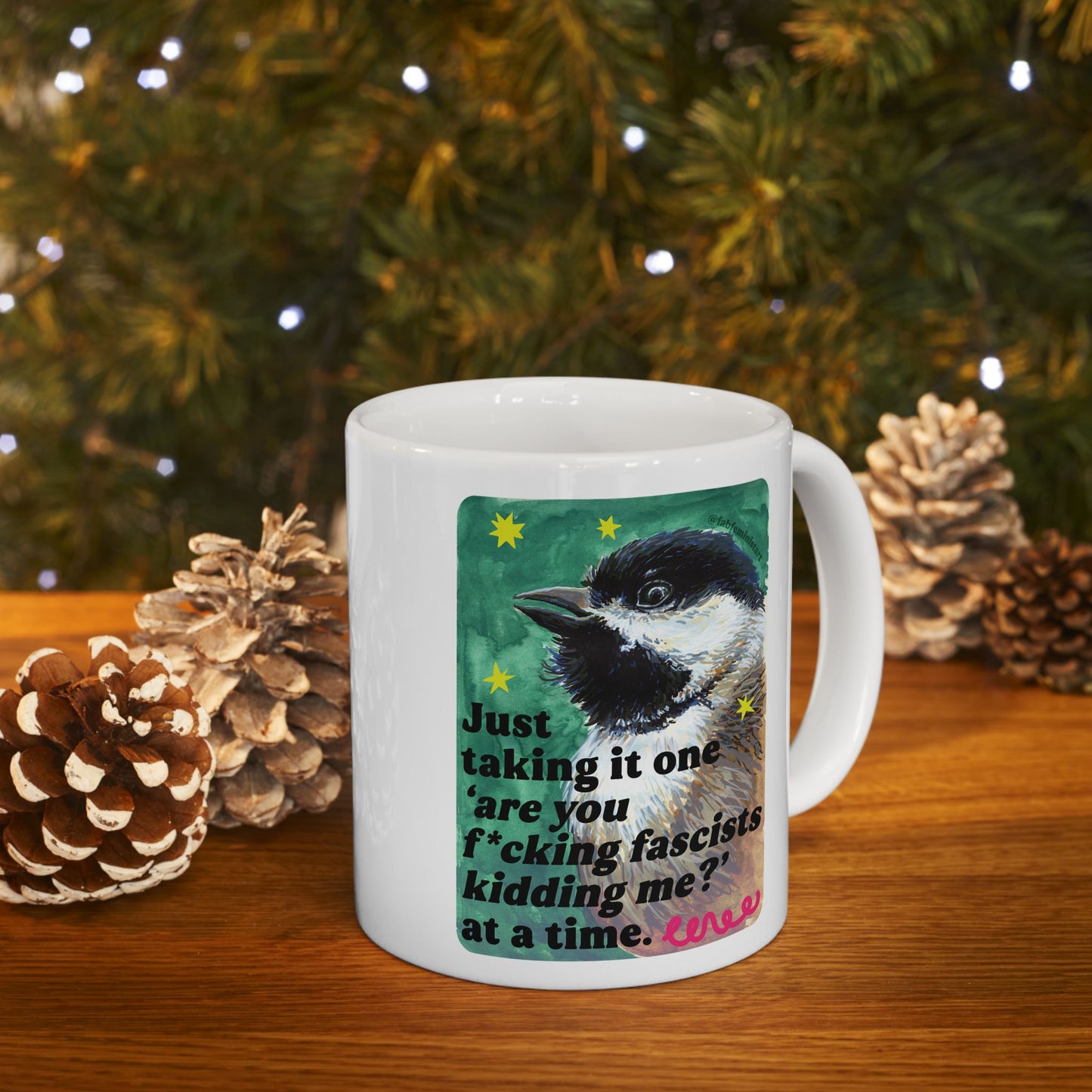 Just taking it one 'are you f*cking fascists kidding me?' at a time: Feminist Mug