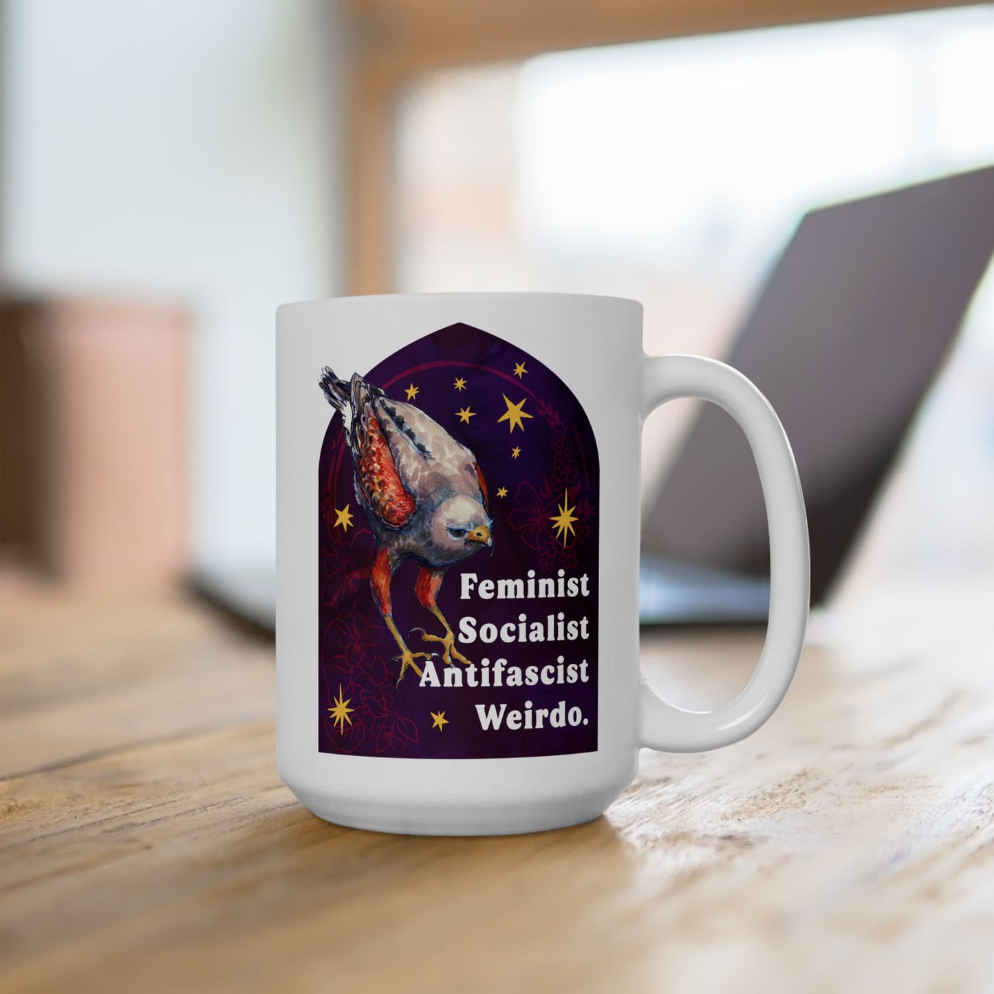 Feminist Socialist Antifascist Weirdo: feminist mug