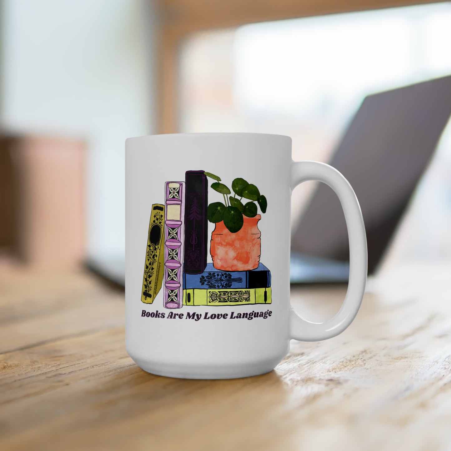 Books Are My Love Language: Book Lover Mug