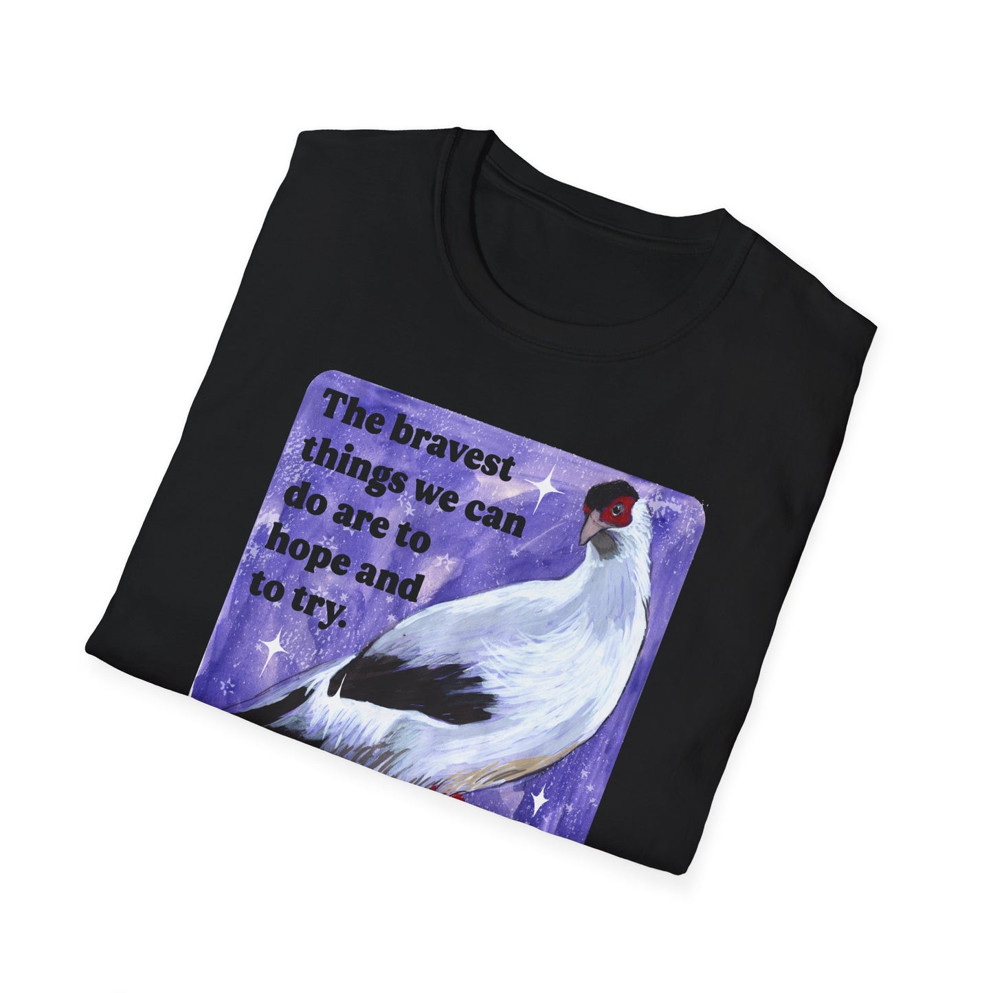 The bravest things we can do are to hope and to try: feminist shirt