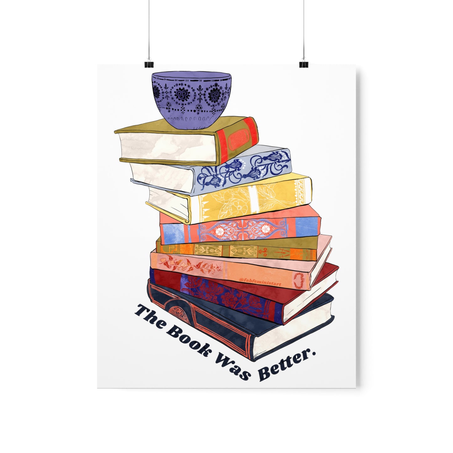 The Book Was Better: Reading Poster