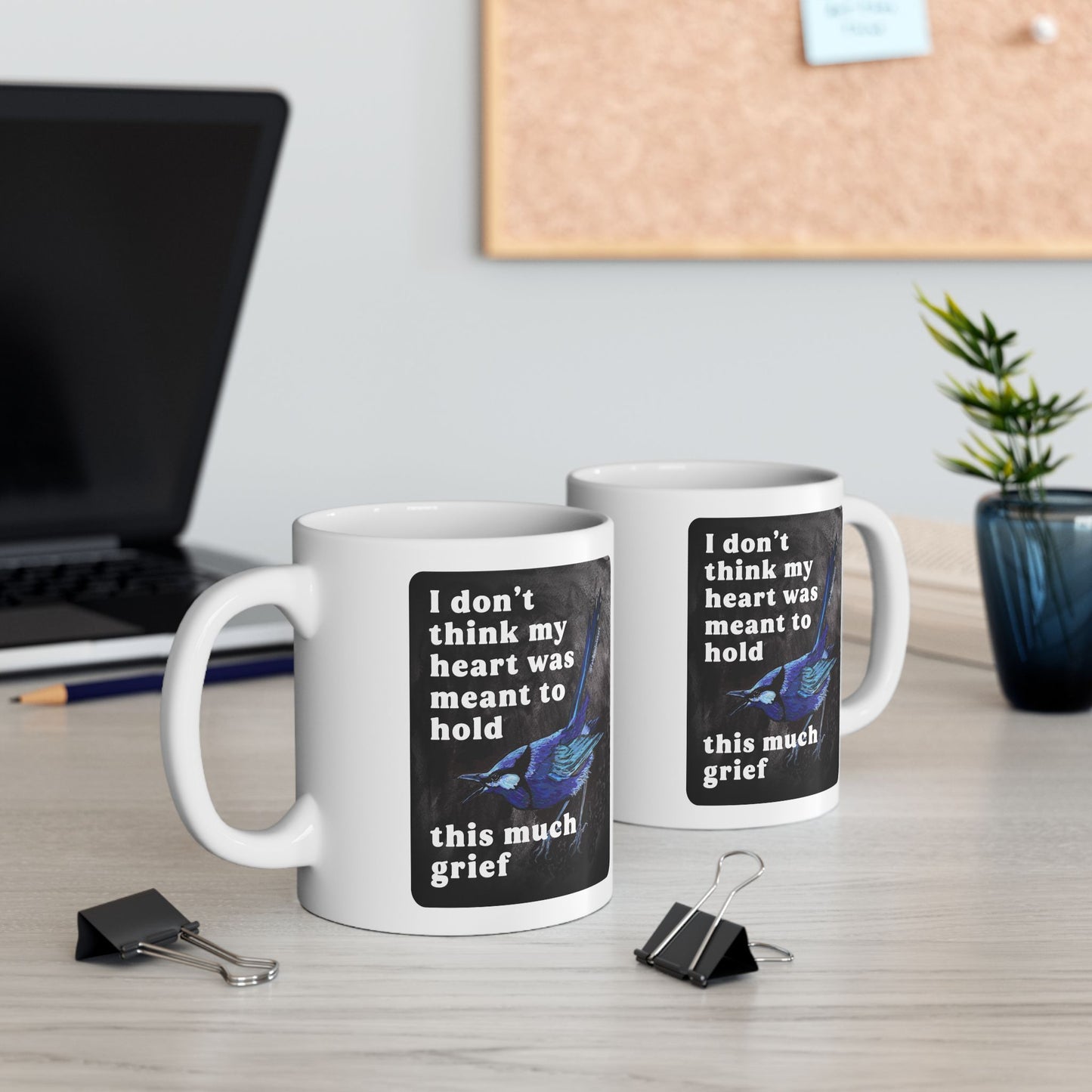 I don't think my heart was meant to hold this much grief: feminist mug