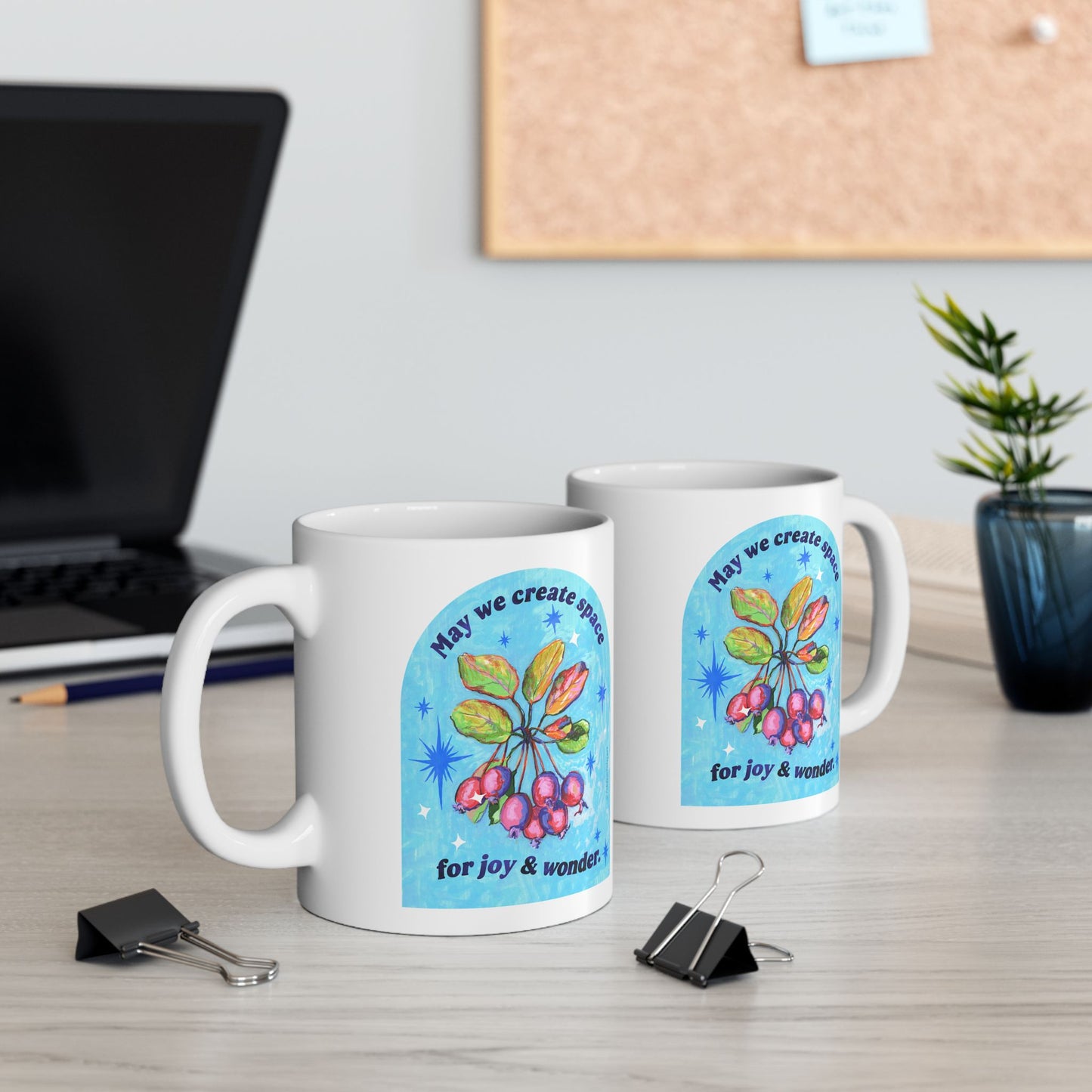 May we create space for joy and wonder: feminist mug