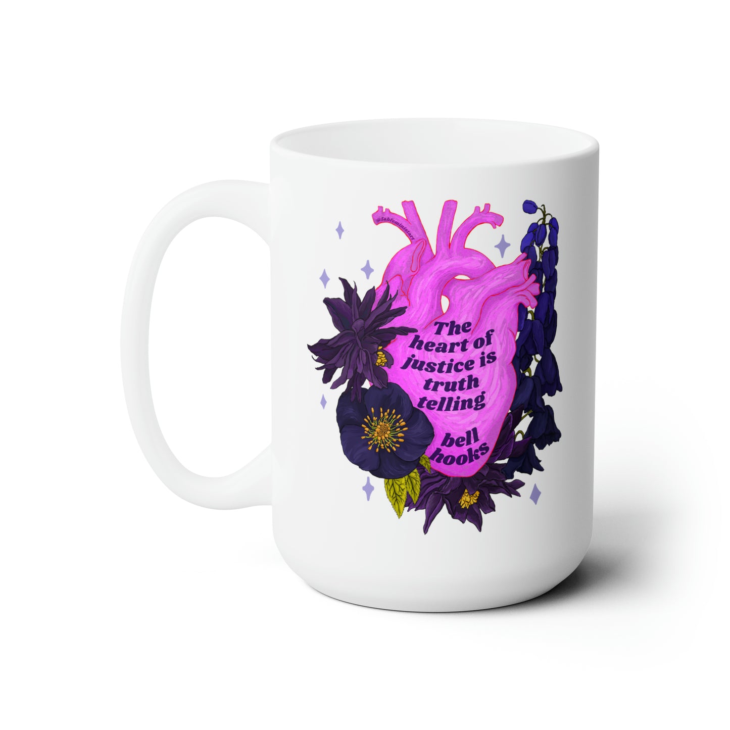 The Heart Of Justice Is Truth Telling, bell hooks: Feminist Mug