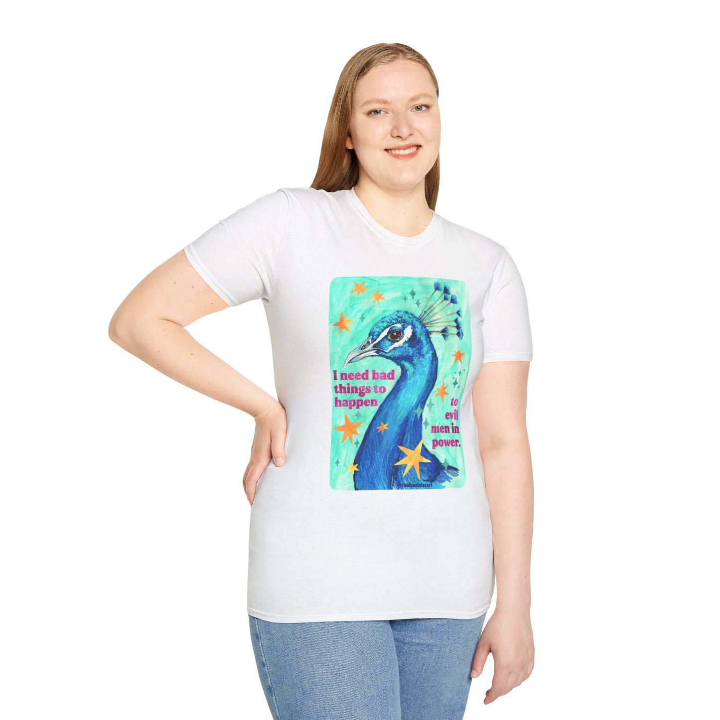 I Need Bad Things to Happen to Evil Men in Power: Feminist Shirt