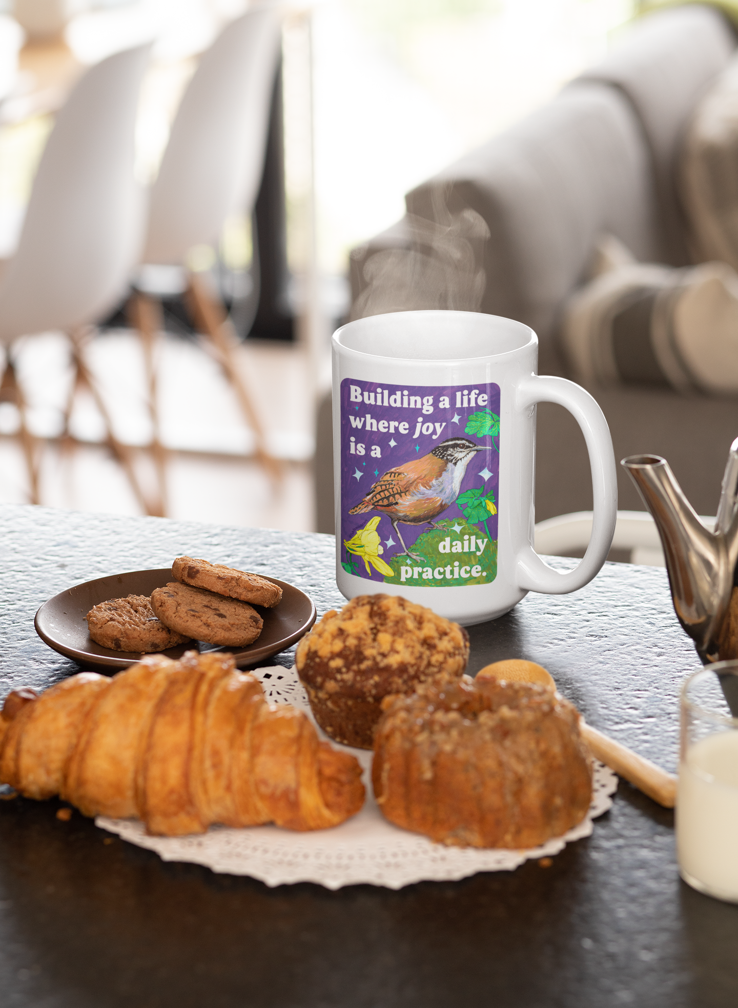 Building a life where joy is a daily practice: feminist mug