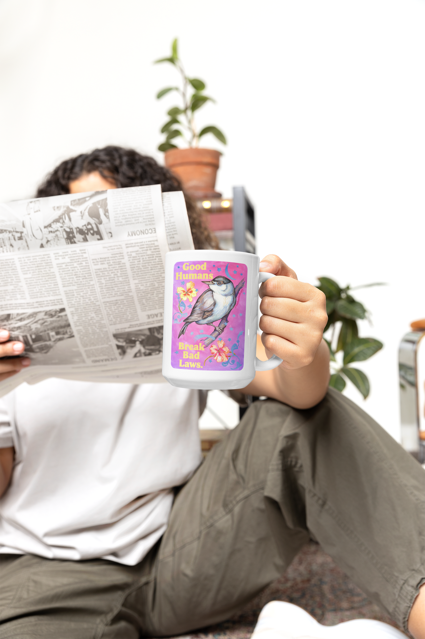 Good Humans Break Bad Laws: Feminist Mug