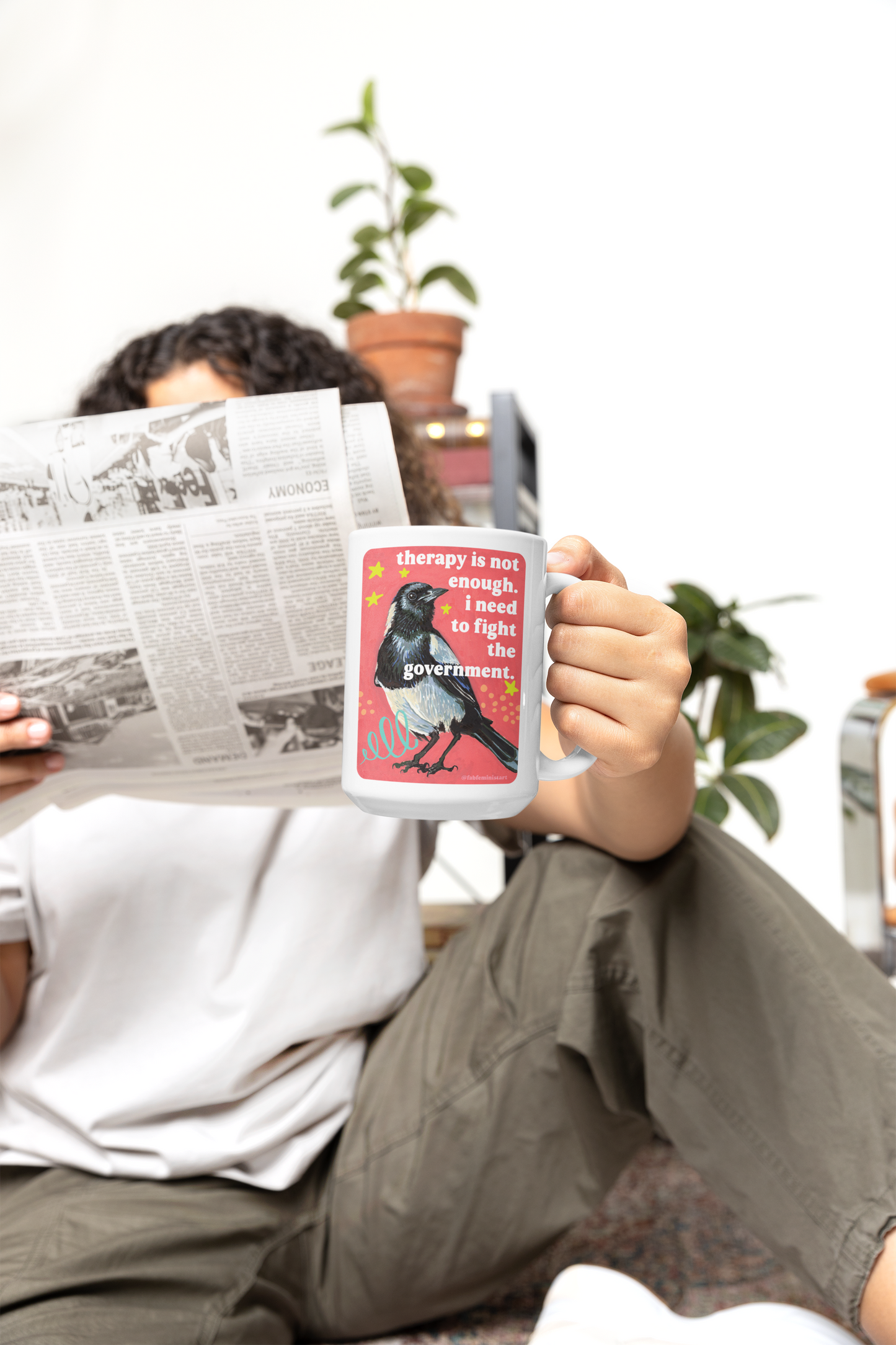 Therapy Is Not Enough I Need To Fight The Government: Feminist Mug