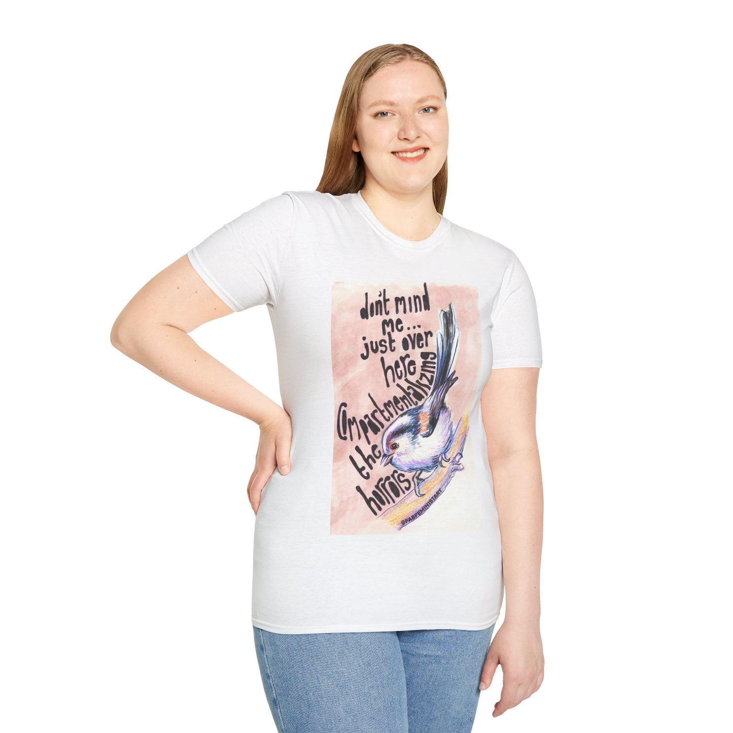 Don't Mind Me Just Over Here Compartmentalizing The Horrors: Mental Health Shirt