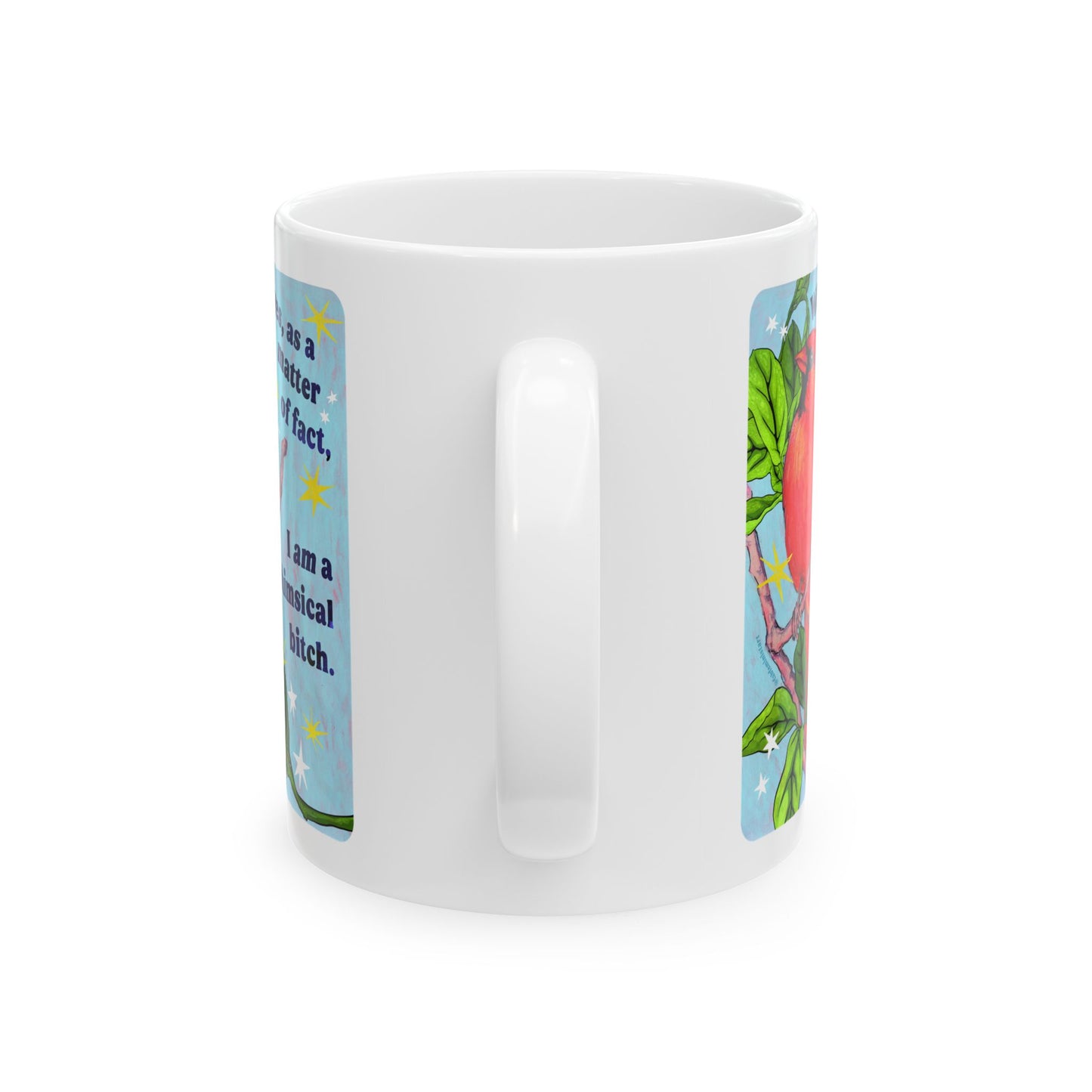 Why yes, as a matter of fact, I *am* a whimsical bitch: feminist mug