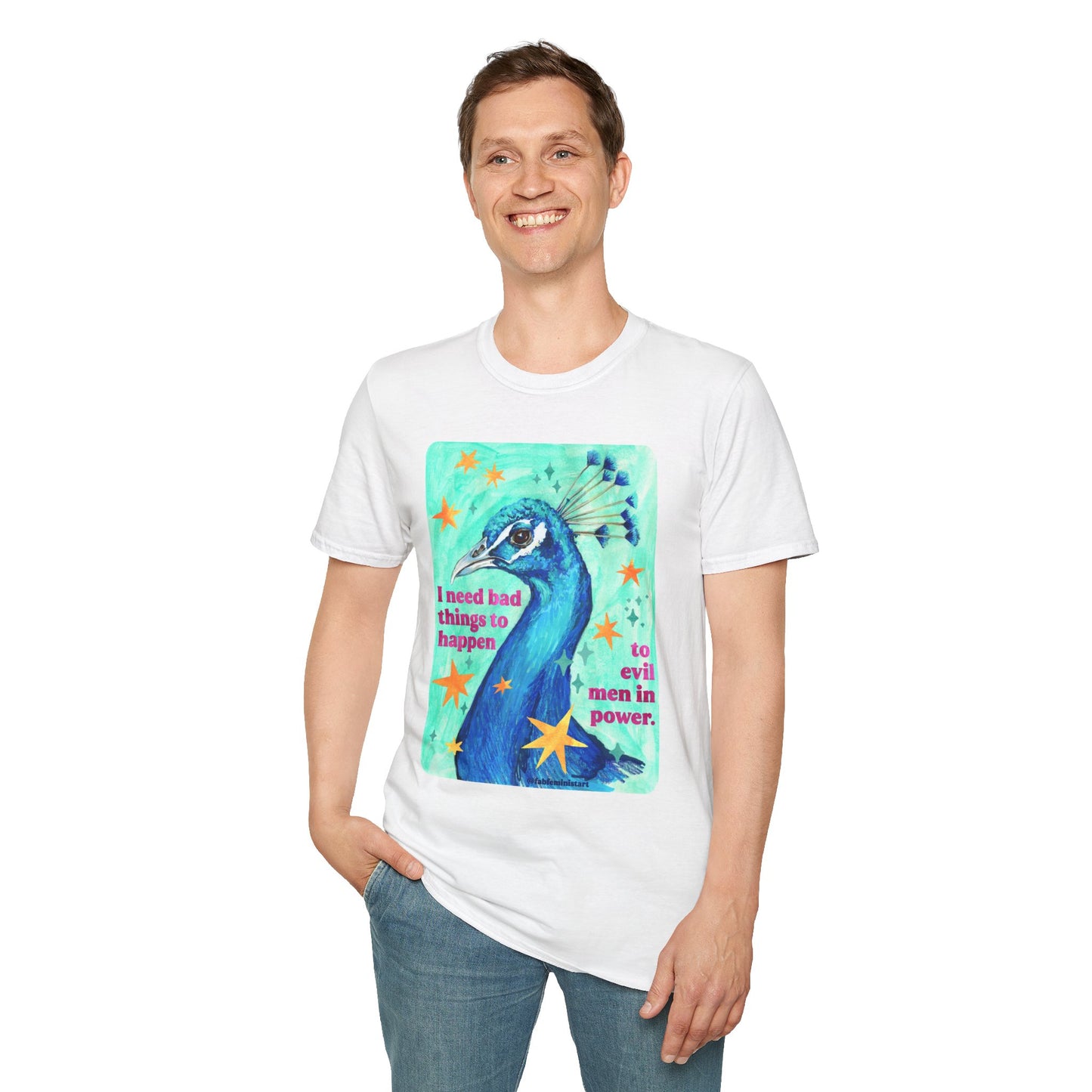 I Need Bad Things to Happen to Evil Men in Power: Feminist Shirt