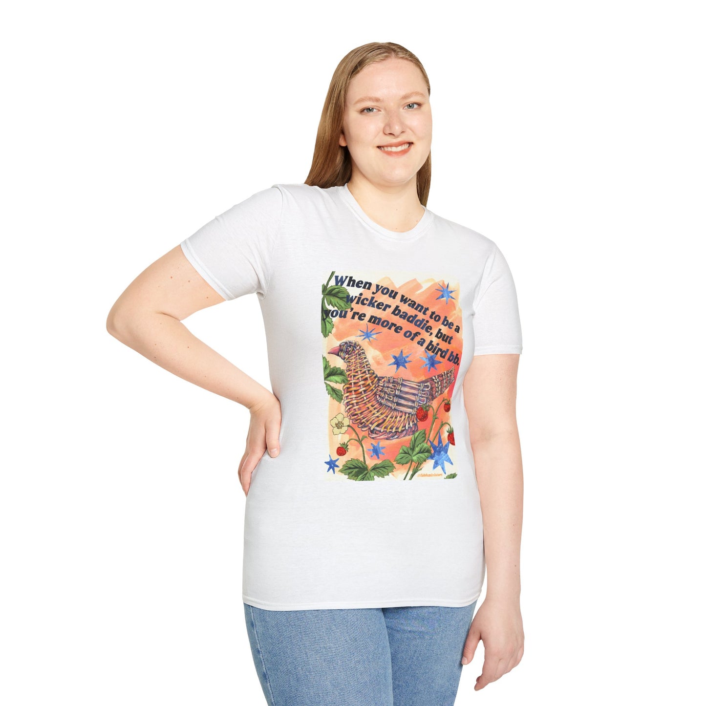 When you want to be a wicker baddie, but you’re more of a bird bb: feminist shirt