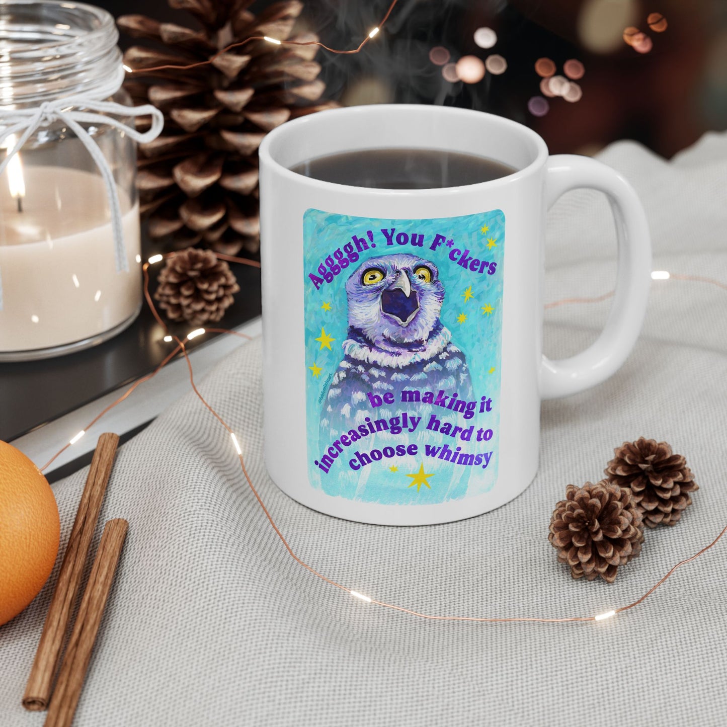 Aggggh! You F*ckers be making it increasingly hard to choose whimsy: feminist mug