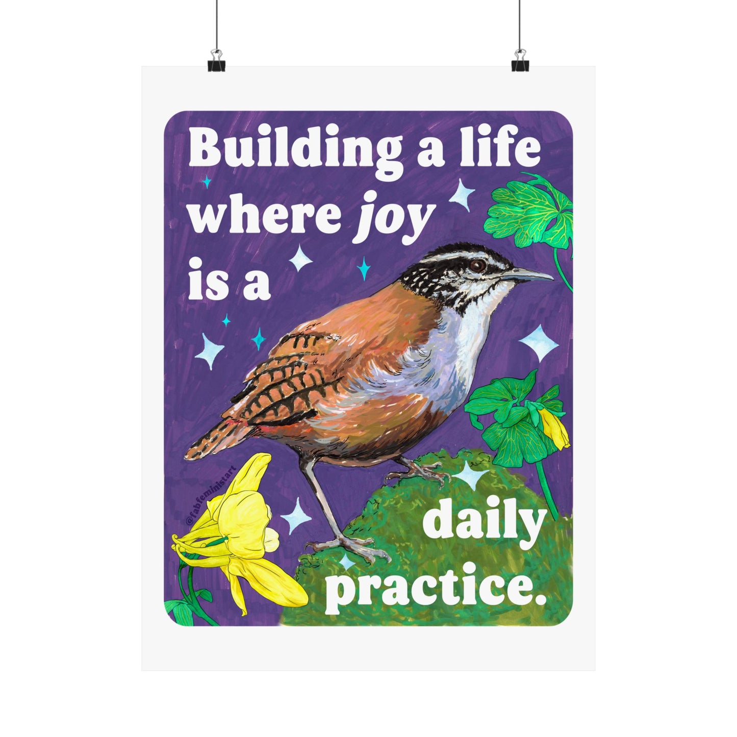 Building a Life Where Joy Is a Daily Practice: Feminist Art Print