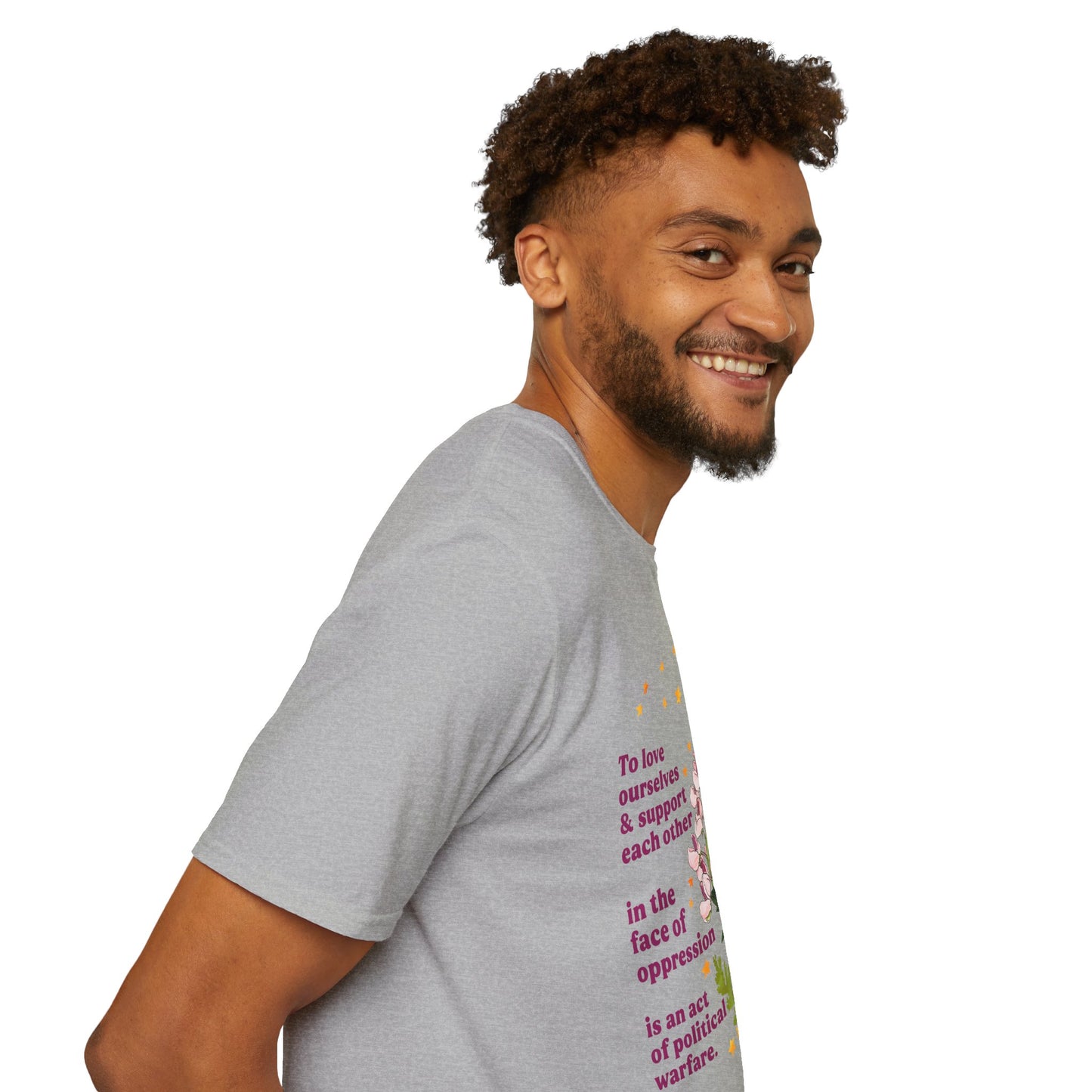 To love ourselves and support each other in the face of oppression is an act of political warfare, Audre Lorde: feminist shirt