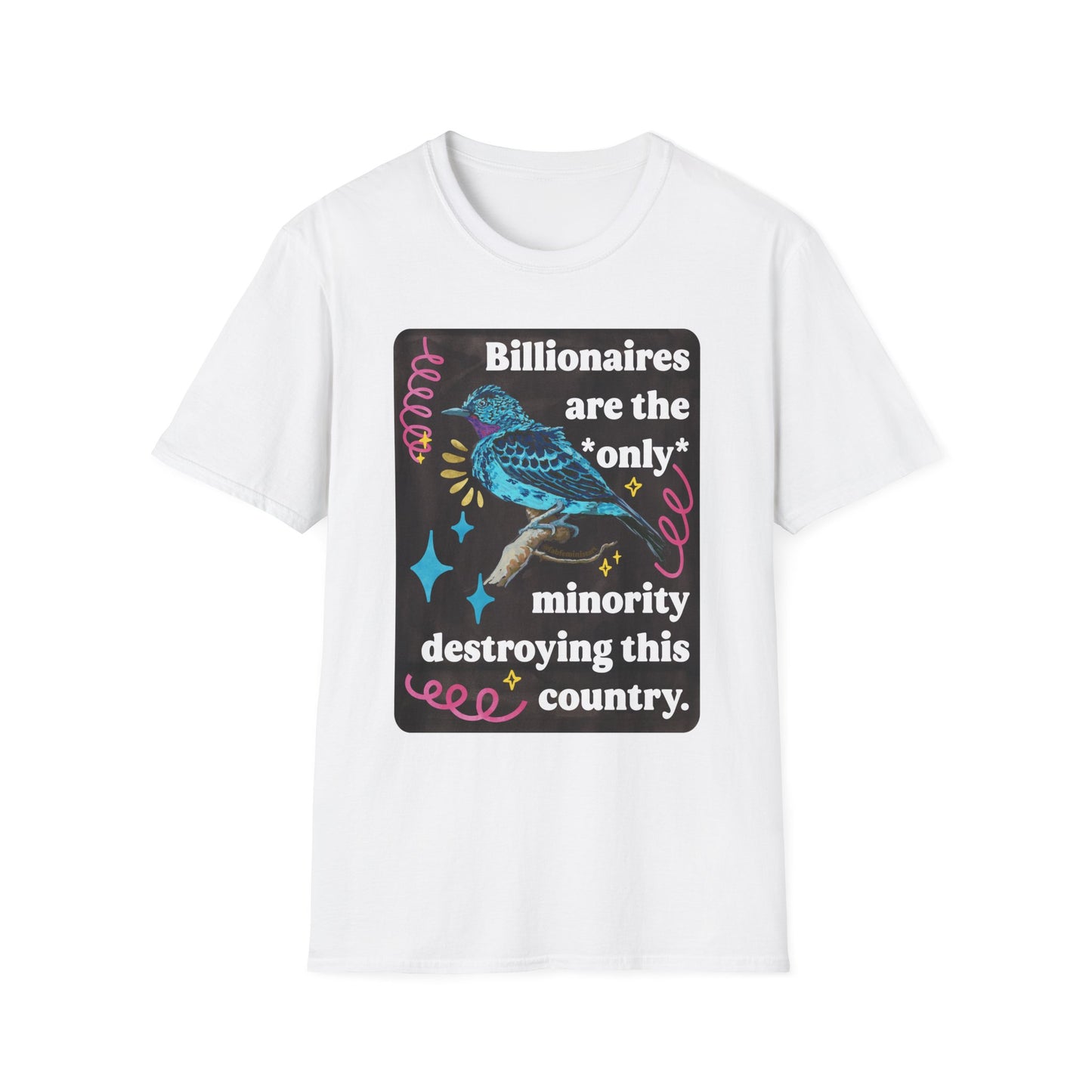 Billionaires are the *only* minority destroying this country: feminist shirt