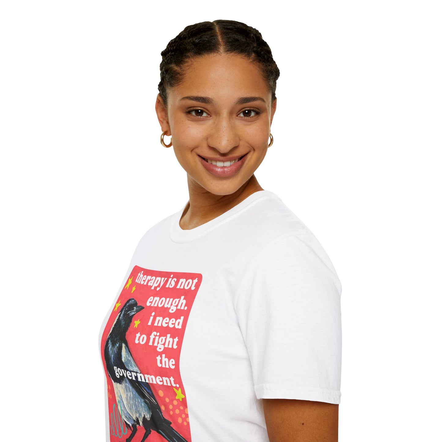 therapy is not enough. i need to fight the government: feminist shirt