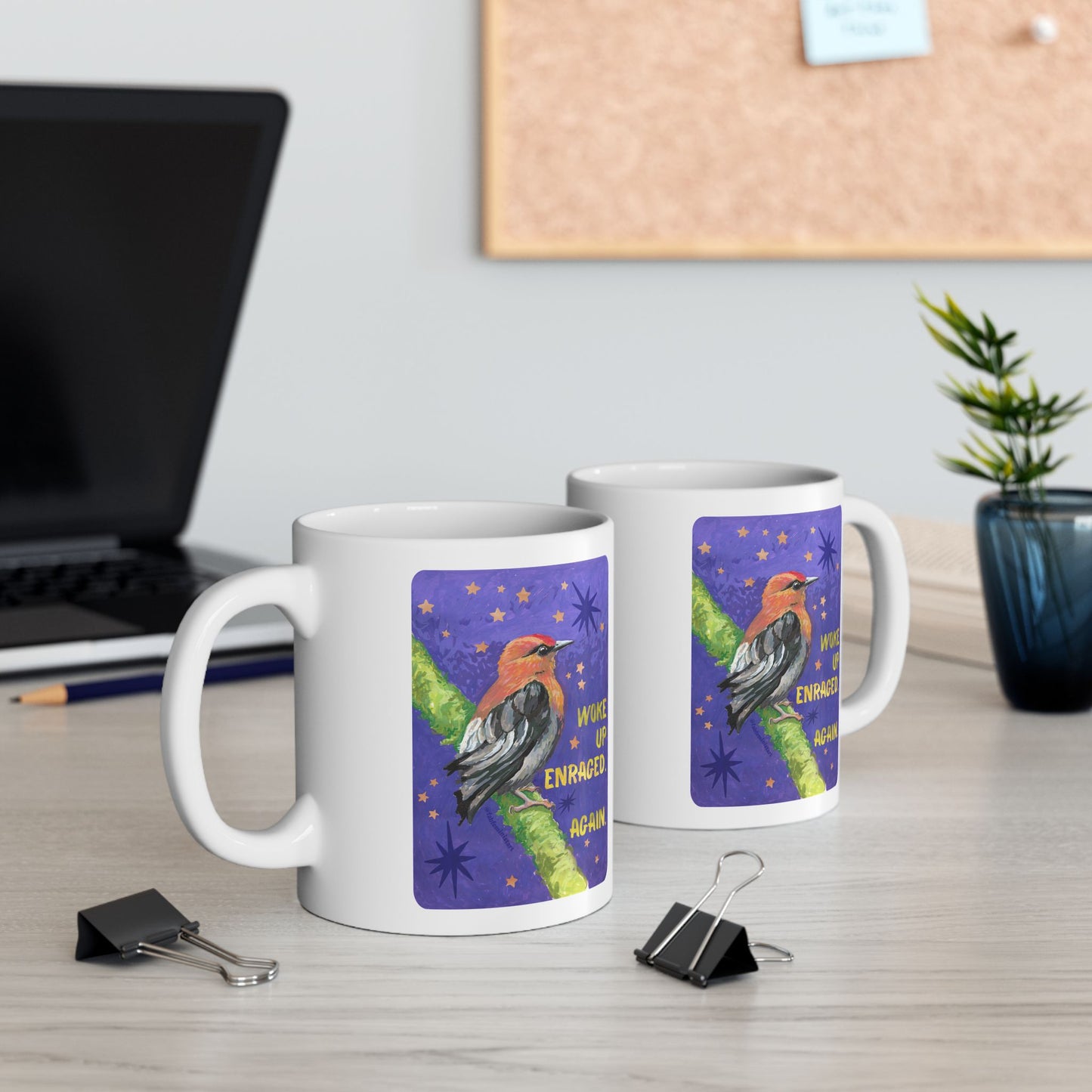 Woke Up Enraged Again: Feminist Mug