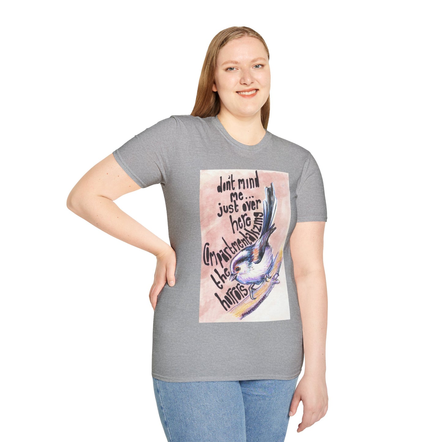 Don't Mind Me Just Over Here Compartmentalizing The Horrors: Mental Health Shirt