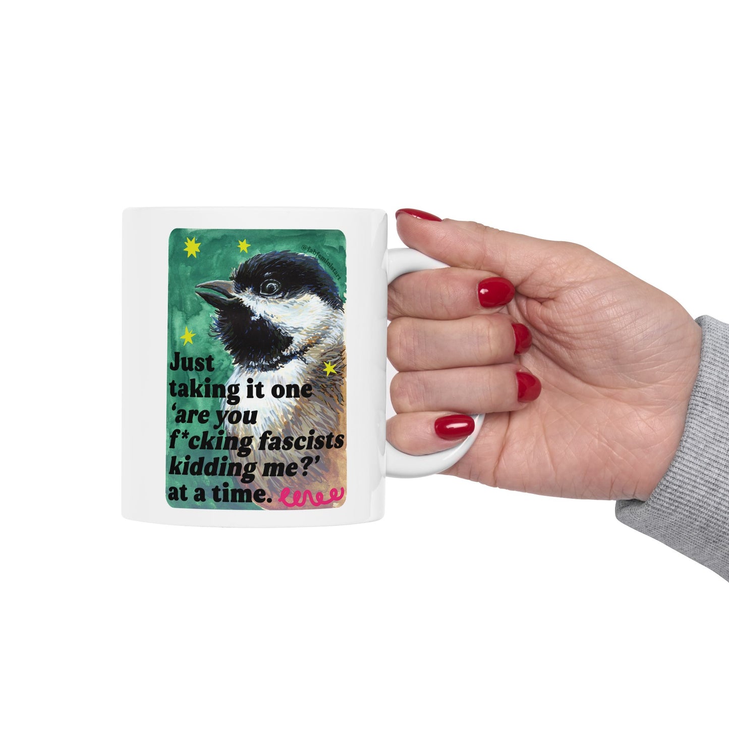 Just taking it one 'are you f*cking fascists kidding me?' at a time: Feminist Mug