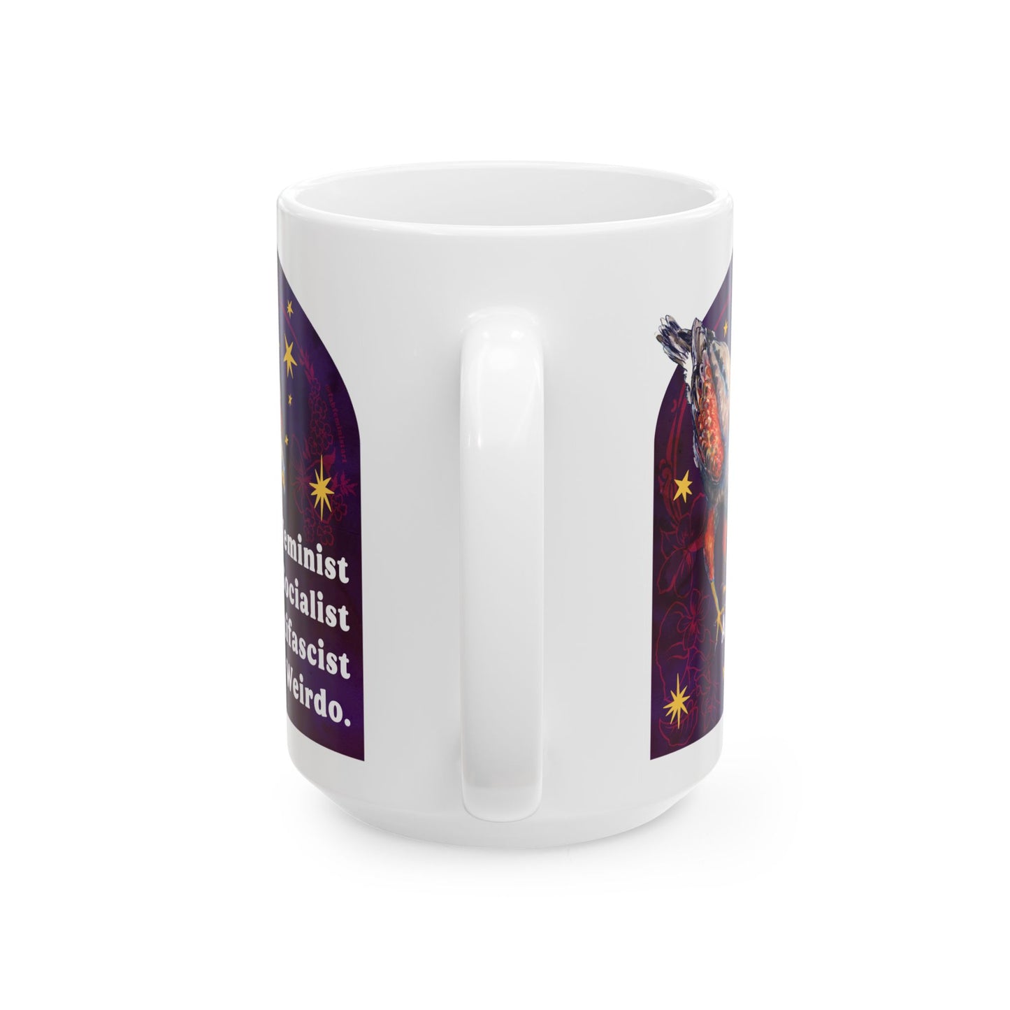 Feminist Socialist Antifascist Weirdo: feminist mug