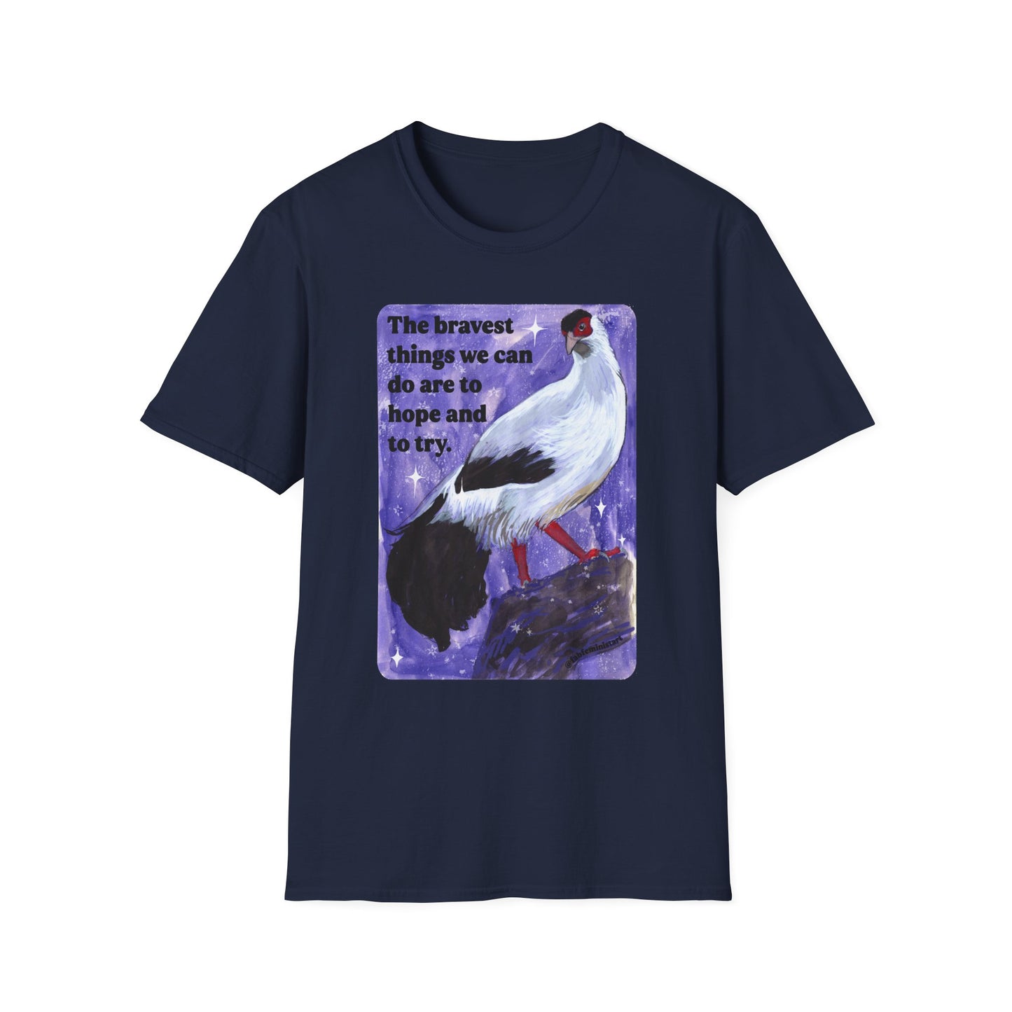 The bravest things we can do are to hope and to try: feminist shirt
