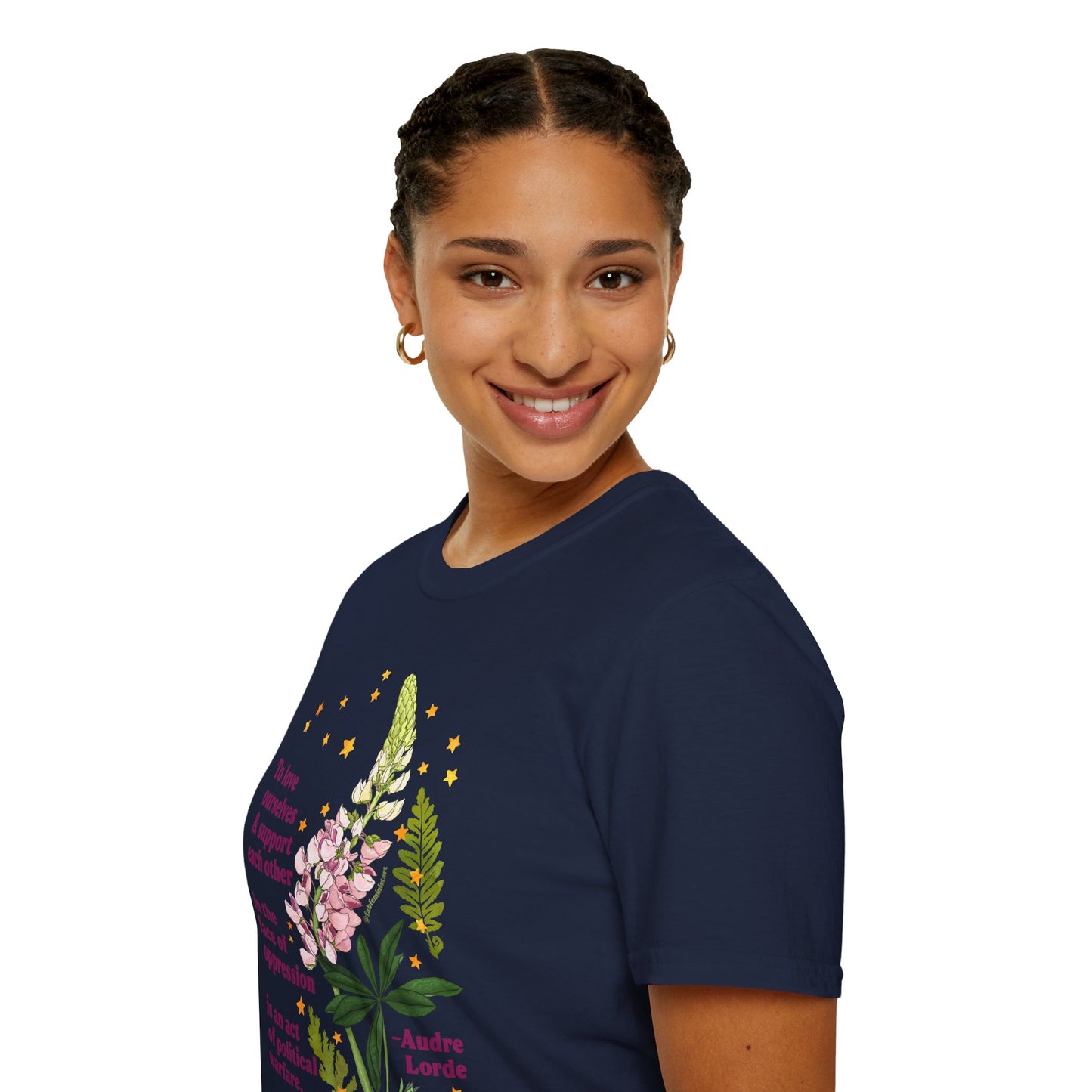 To love ourselves and support each other in the face of oppression is an act of political warfare, Audre Lorde: feminist shirt