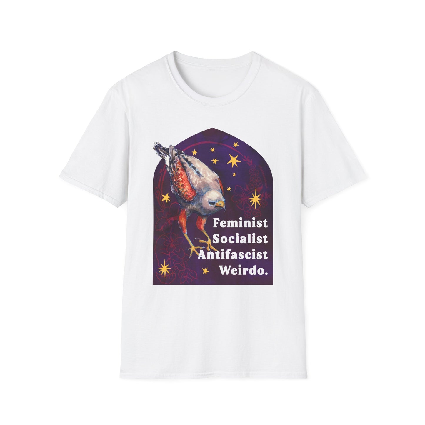 Feminist Socialist Antifascist Weirdo: feminist shirt