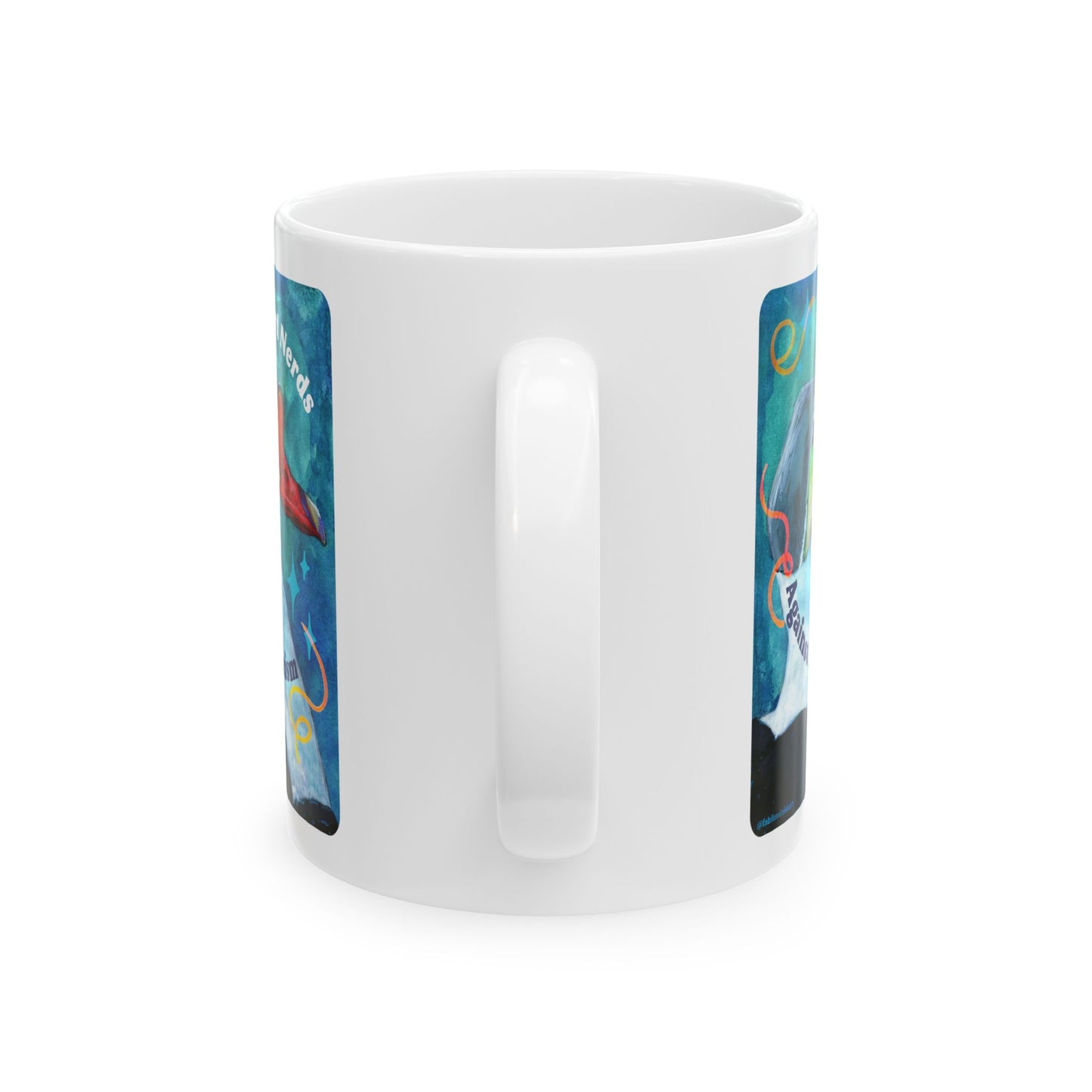 Bird Nerds Against Fascism: Feminist Mug